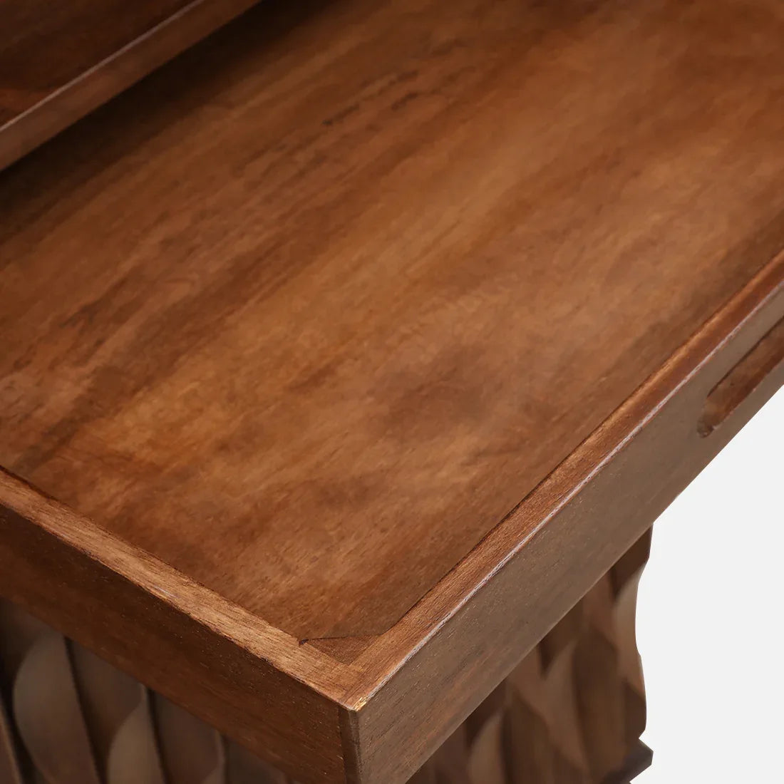 Isak Solidwood Bar Unit in Walnut Colour - HomeTown