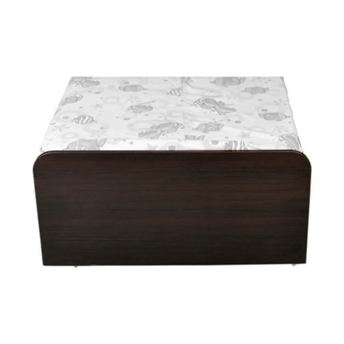 Swirl Single Bed with Box storage in Wenge Colour - HomeTown