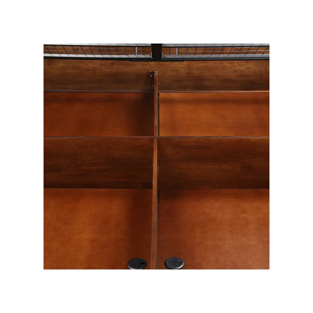 Casablanca Solidwood Bed with Hydraulic Storage in Premium Walnut Finish - HomeTown