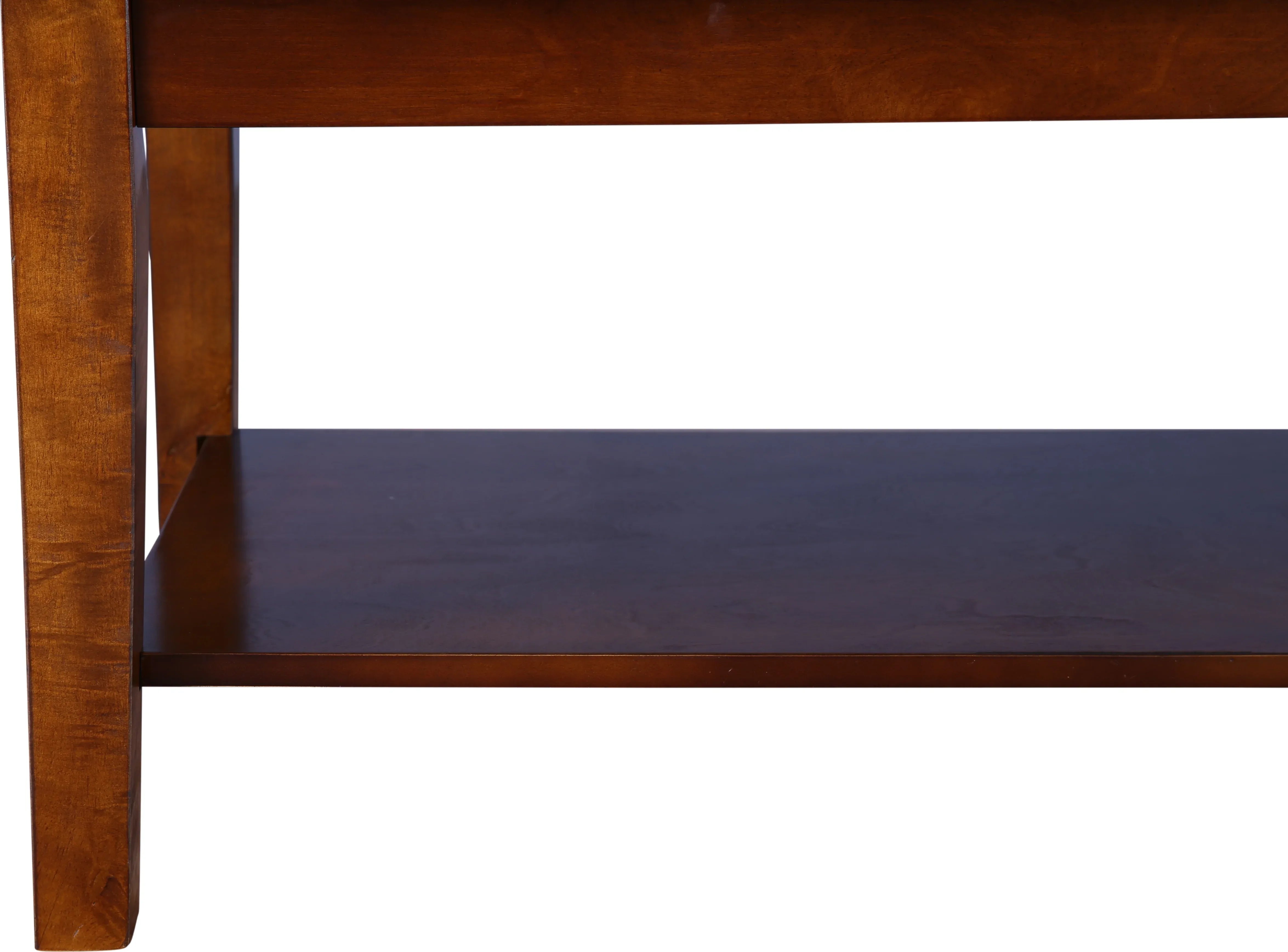 Eden Marble Finish Top Center Table in Brown Colour - HomeTown