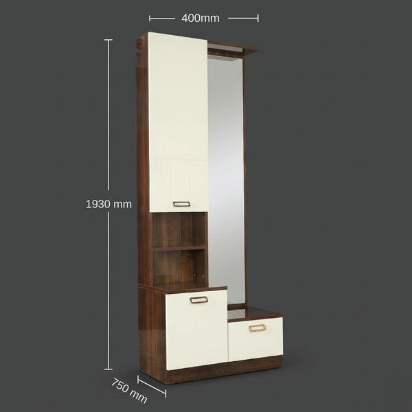 Nova Dresser with Full Length Mirror dimensions
