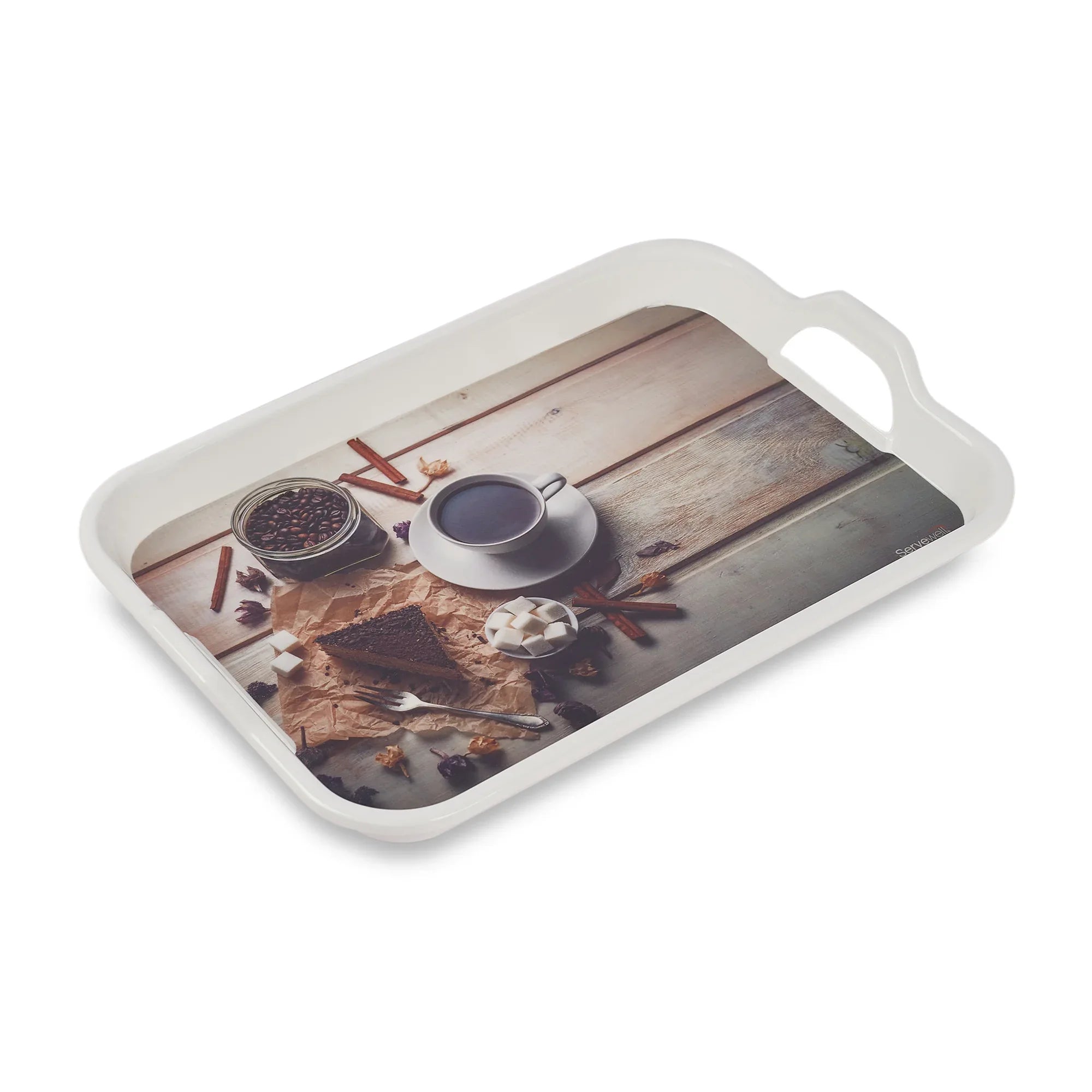 Handy Melamine Tray Set of 3 in Multi Colour - HomeTown