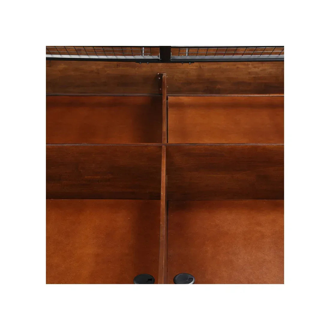 Casablanca Solidwood Bed with Hydraulic Storage in Premium Walnut Finish - HomeTown