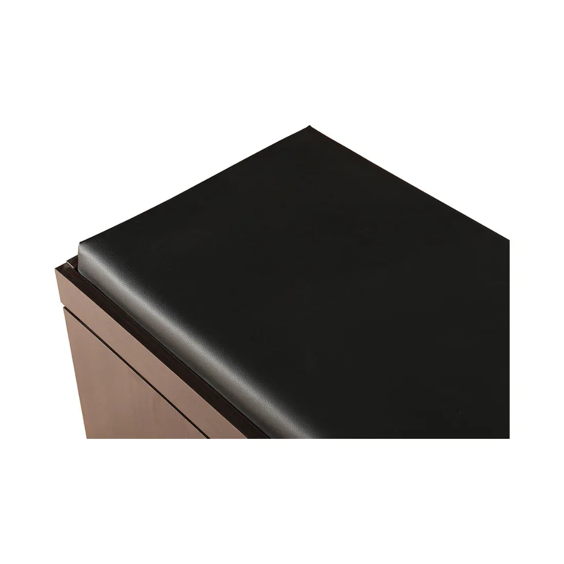 HomeTown Engineered Wood 3 door Shoe Rack with Seat in Wenge Colour - HomeTown