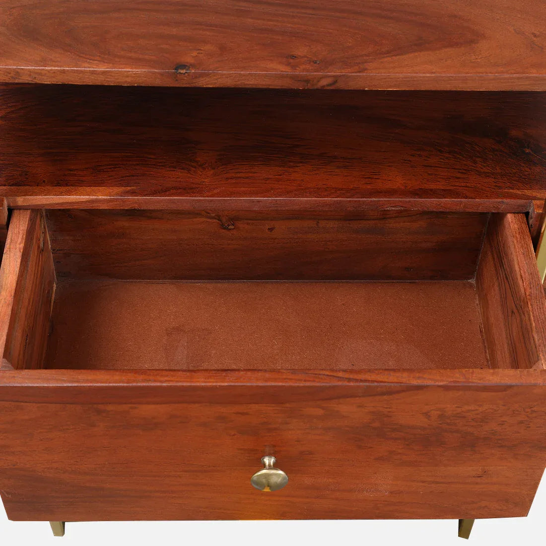 Alviya Book Shelves in Natural & Gold Colour - HomeTown