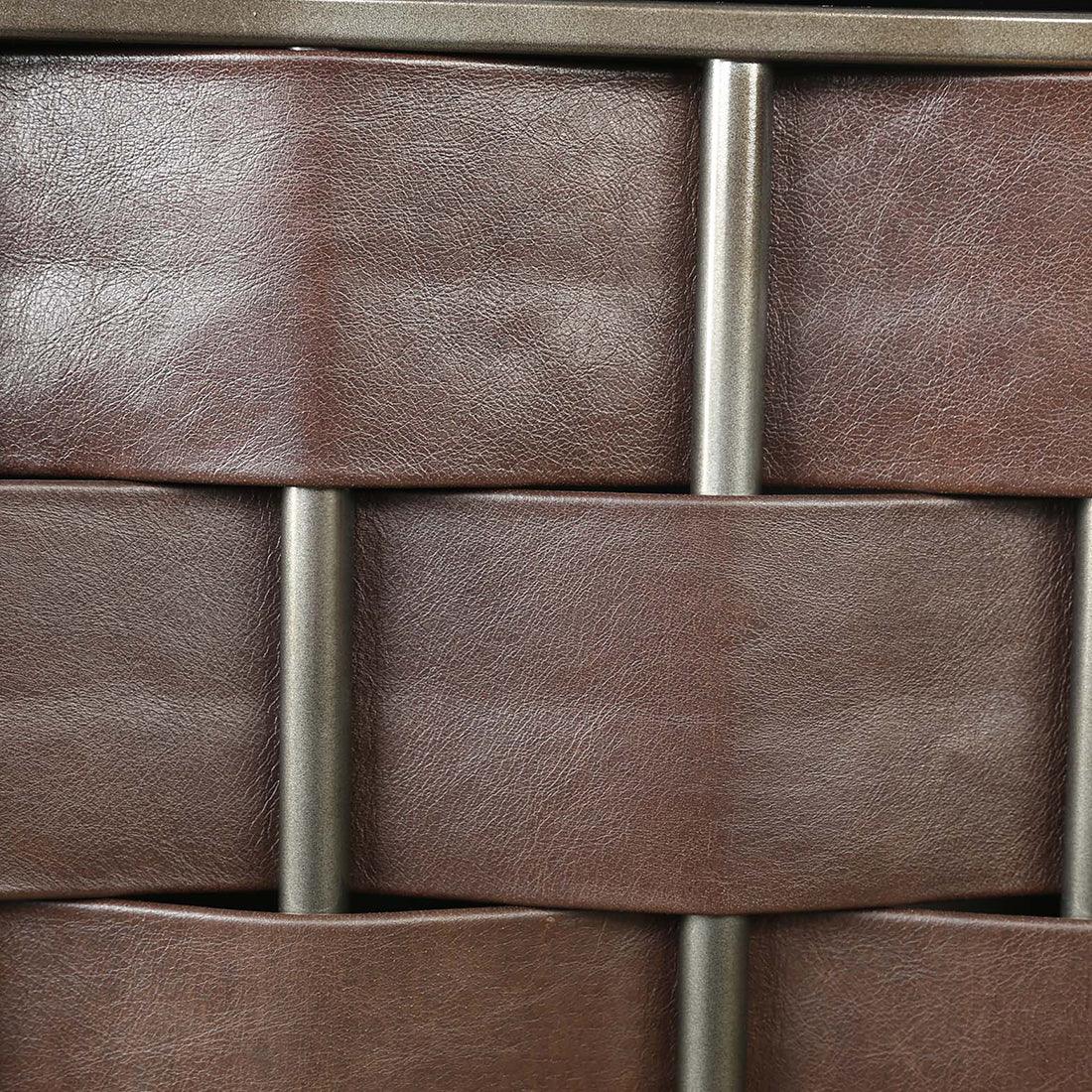 Theodore Metal Sideboard in Walnut Colour - HomeTown