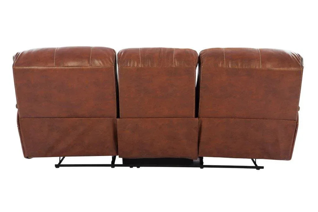 Tigris Leatherette Recliner In Brown Colour - HomeTown