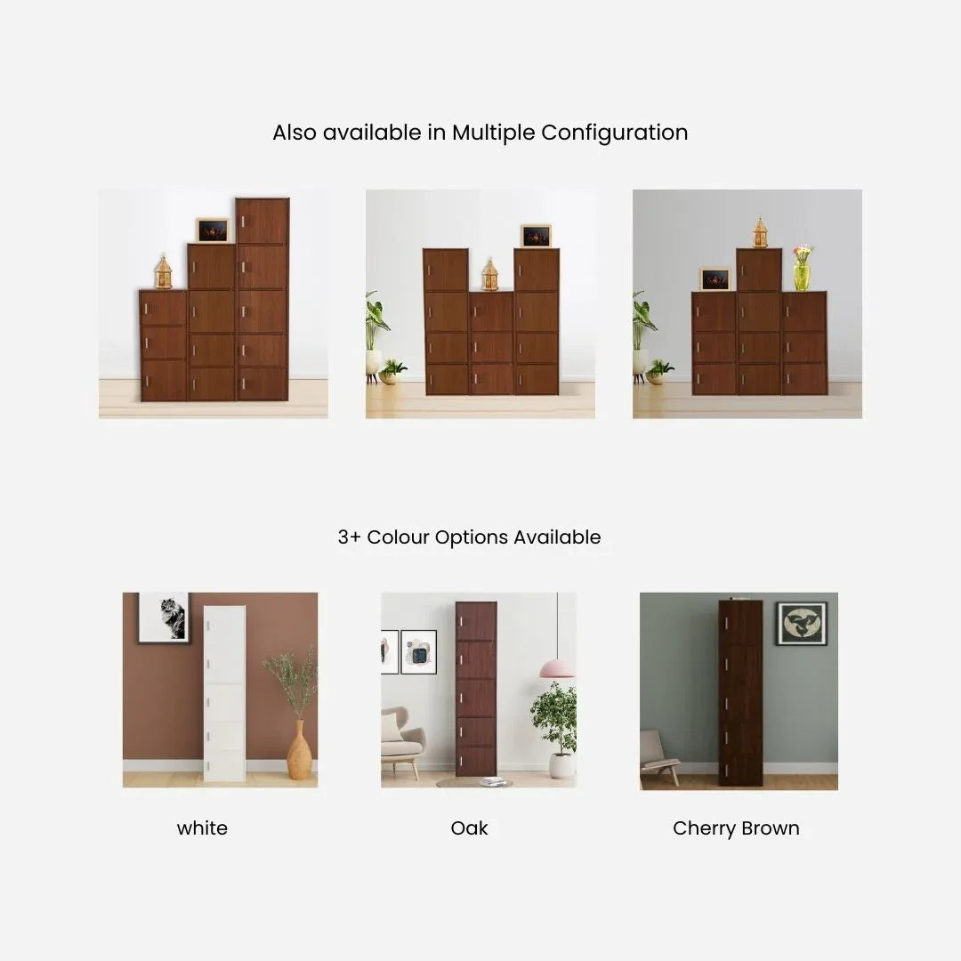 Henley Engineered Wood Multipurpose Cabinet in White Colour - HomeTown