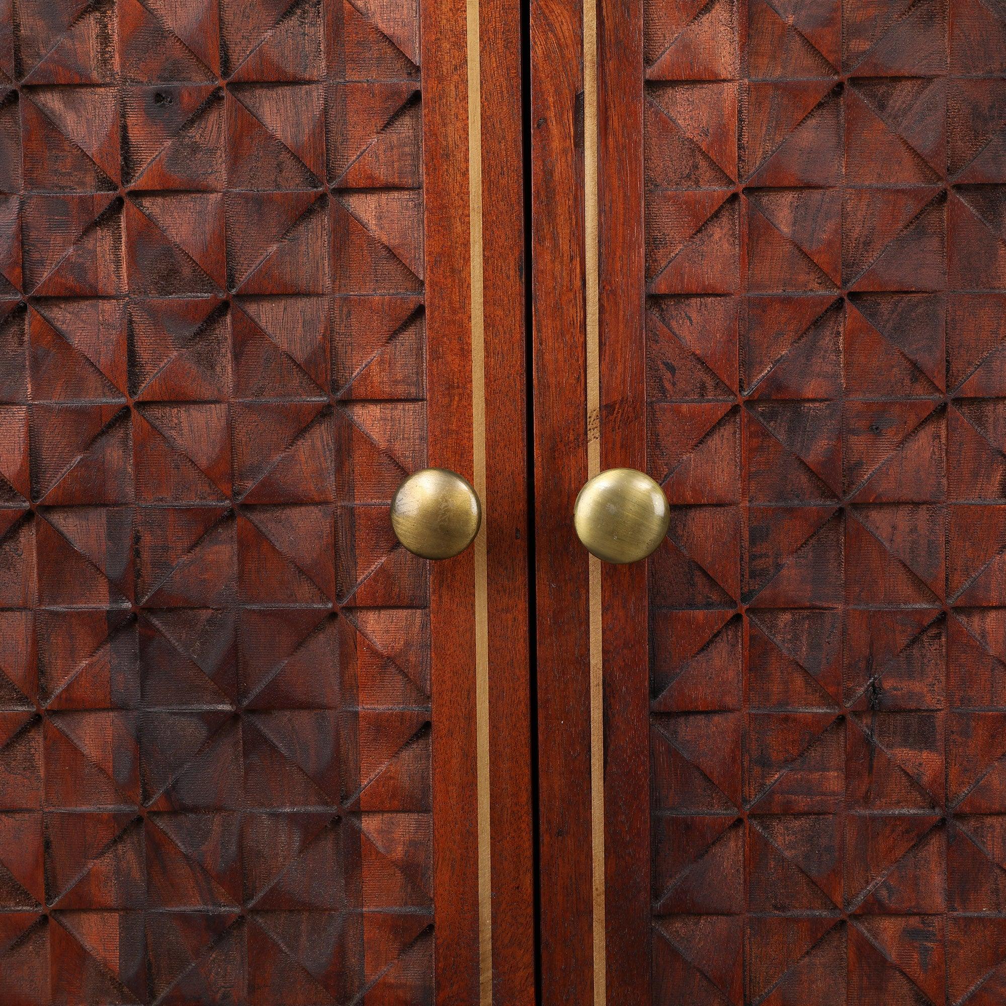 Phoolkari Solidwood Book Shelves in Honey Walnut Colour - HomeTown