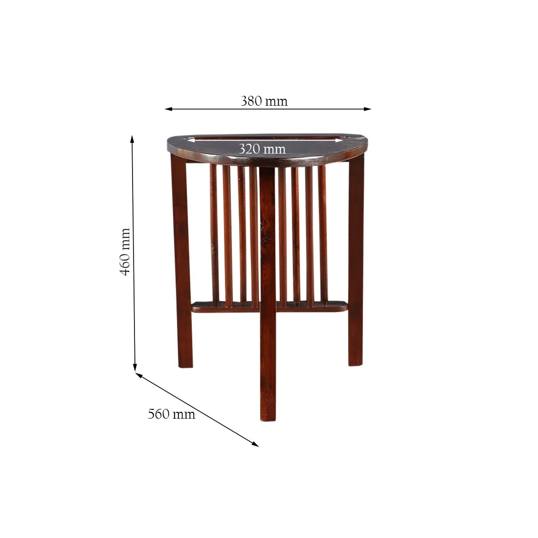 Noel Mango Wood Table in Walnut Colour - HomeTown