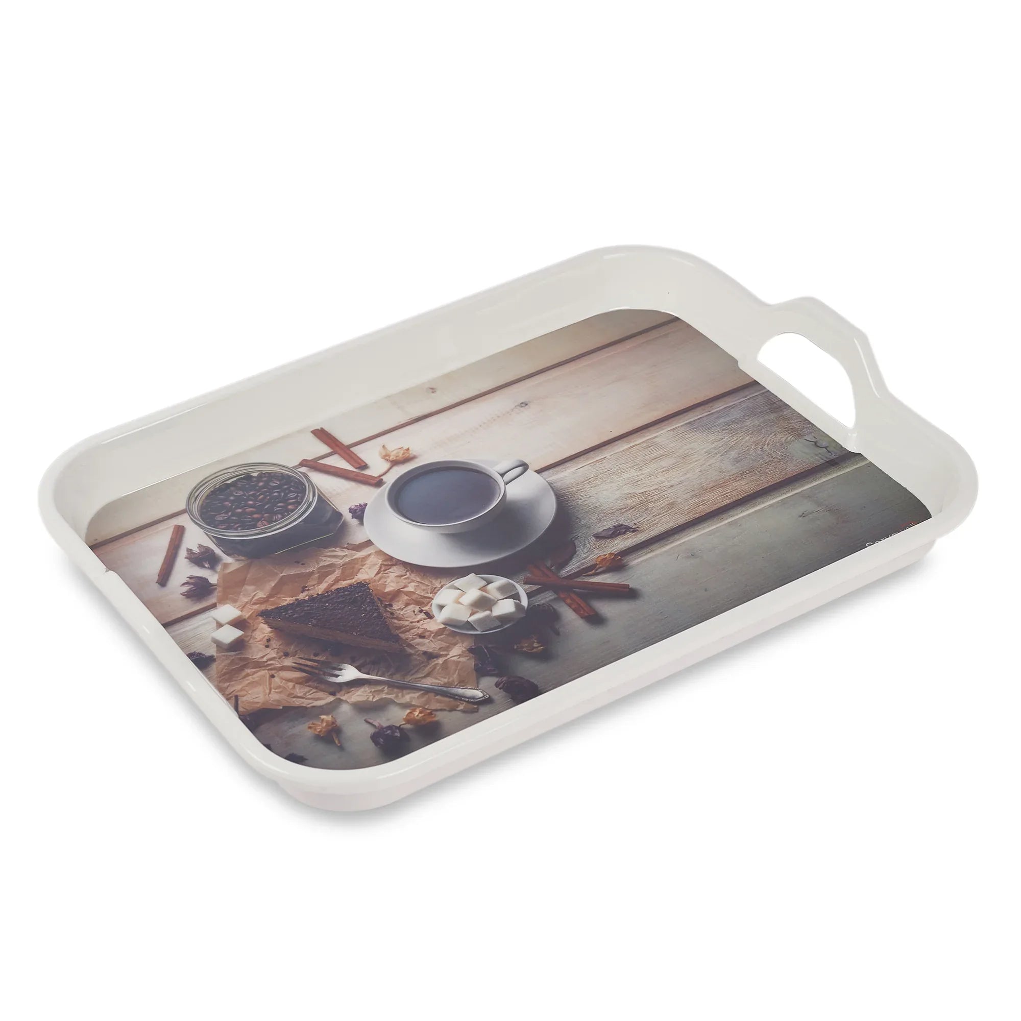 Handy Melamine Tray Set of 3 in Multi Colour - HomeTown