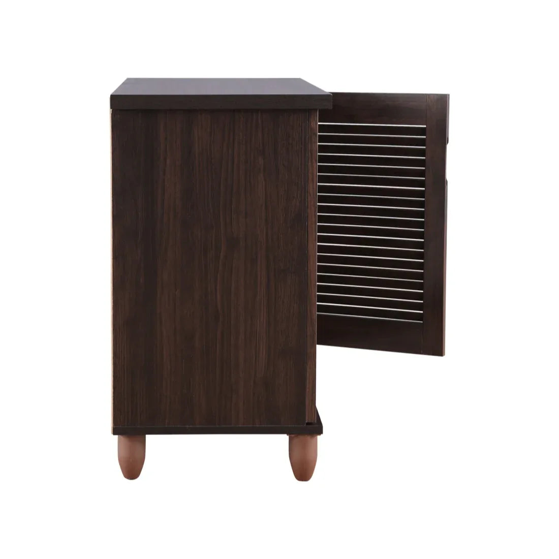 Riveria Engineered Wood Shoe Rack in Wenge Colour - HomeTown