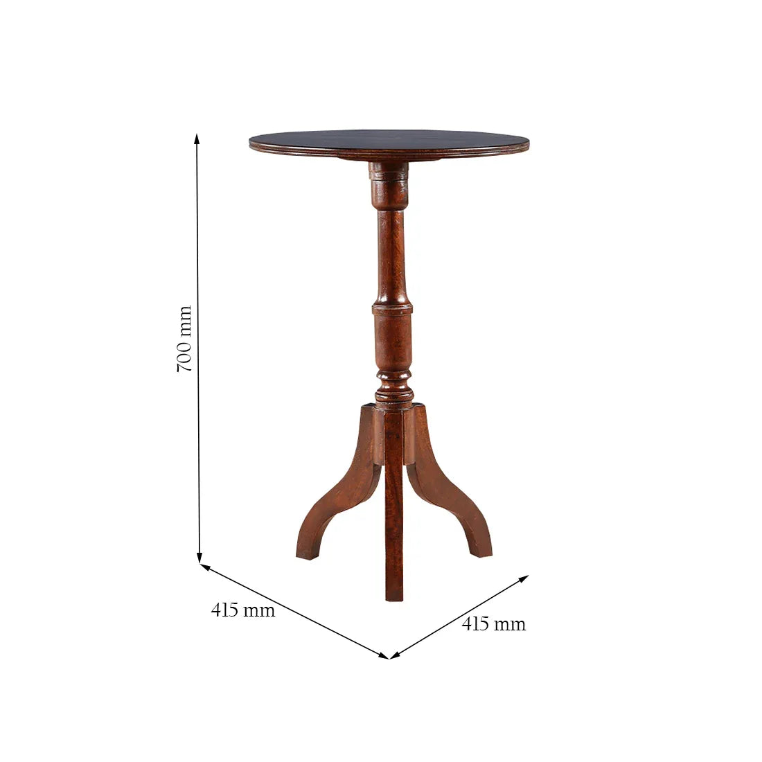 Walter Mango Wood Table in Walnut Colour - HomeTown