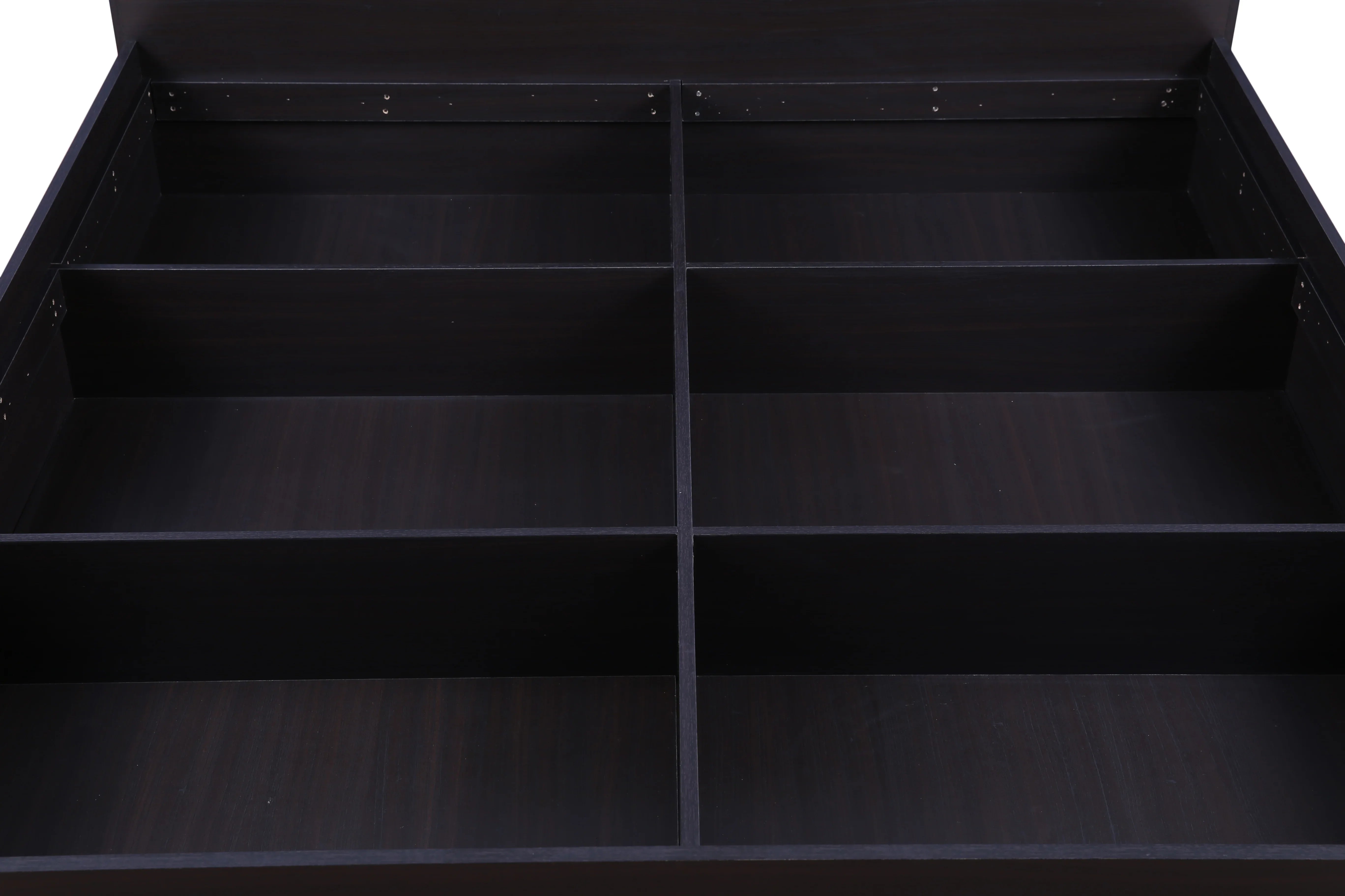 Alex King bed with Box storage in Dark Walnut Colour - HomeTown