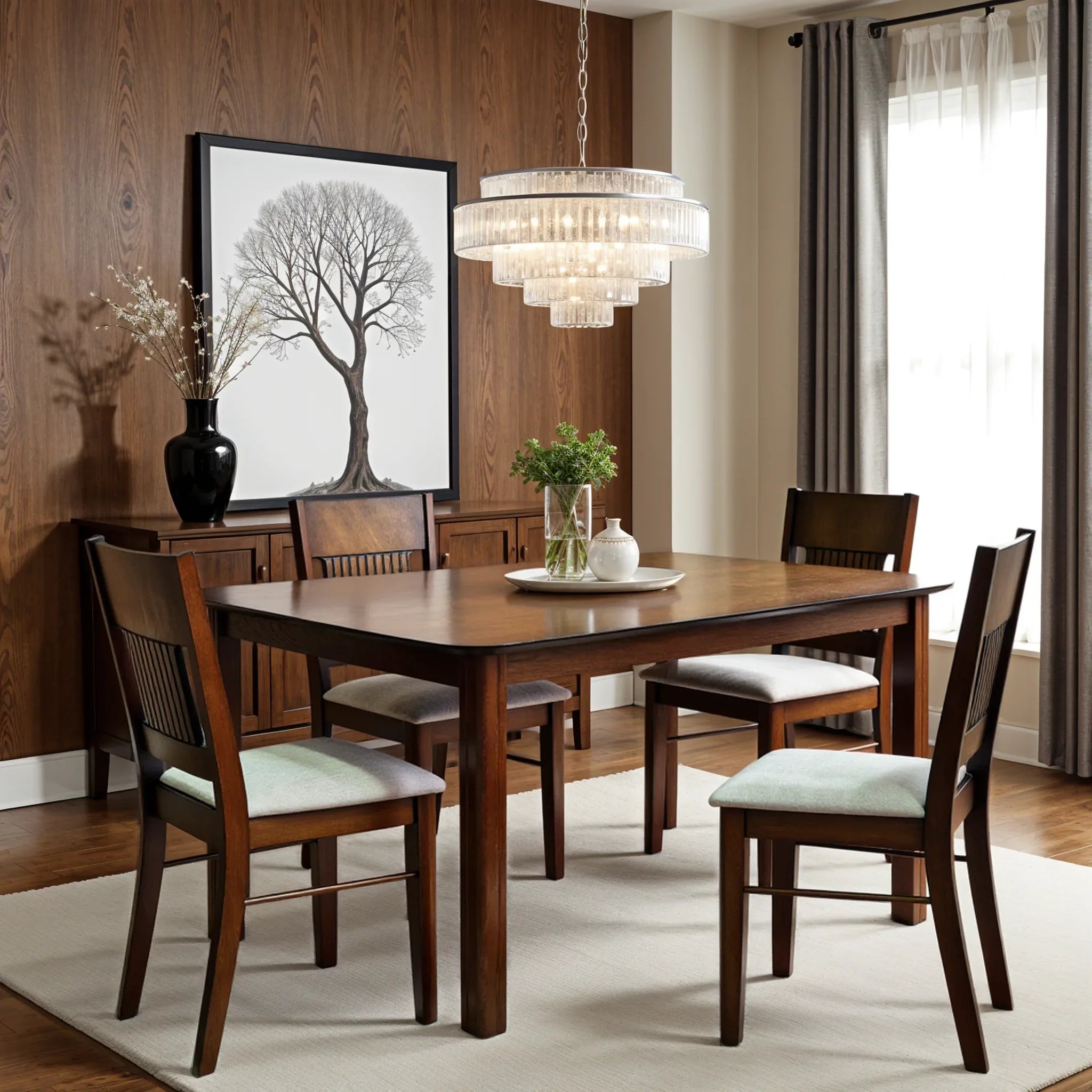 Luster 4 Seater Dining Set - HomeTown