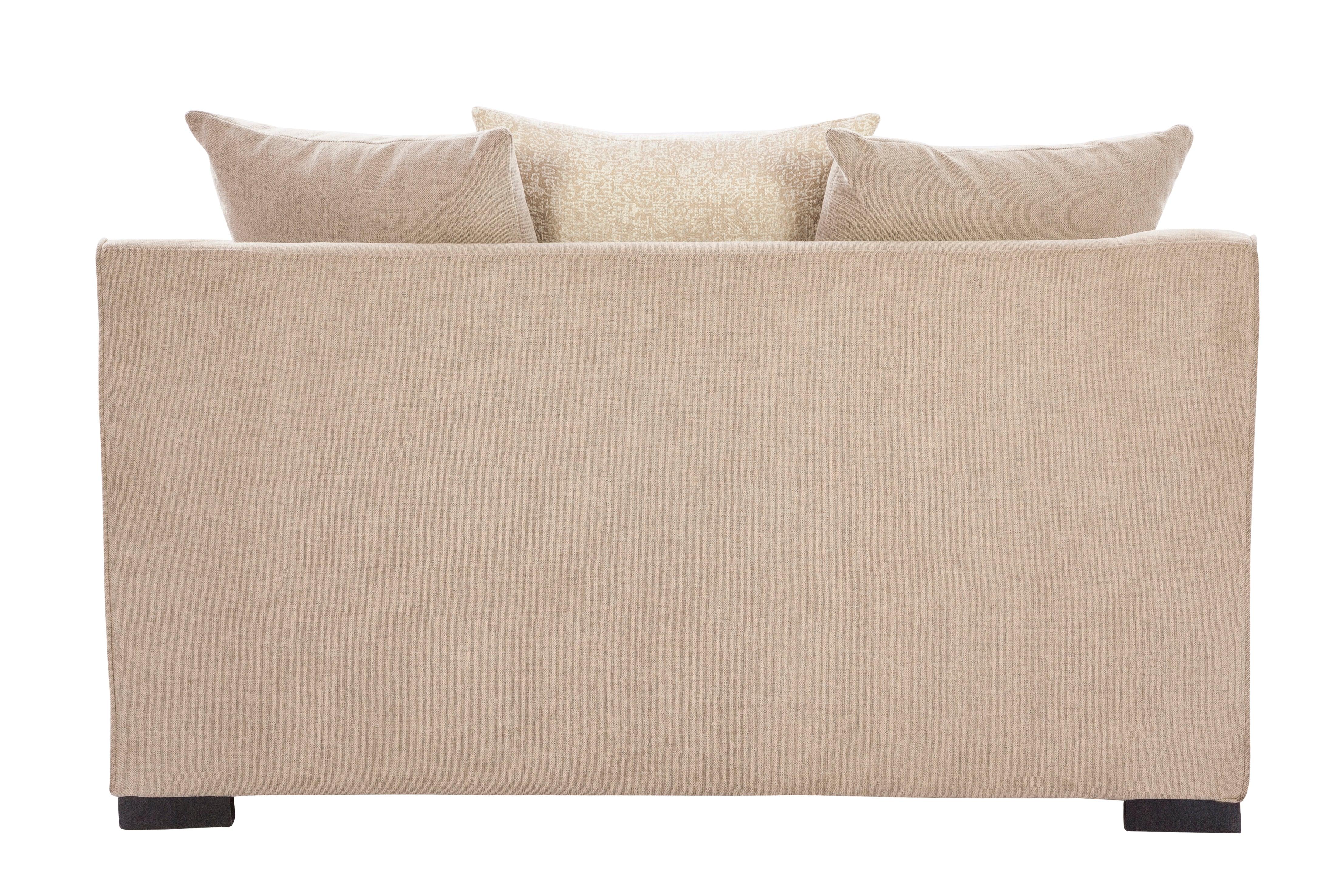 Perth Fabric Three + Two Seater Sofa in Beige Colour - HomeTown