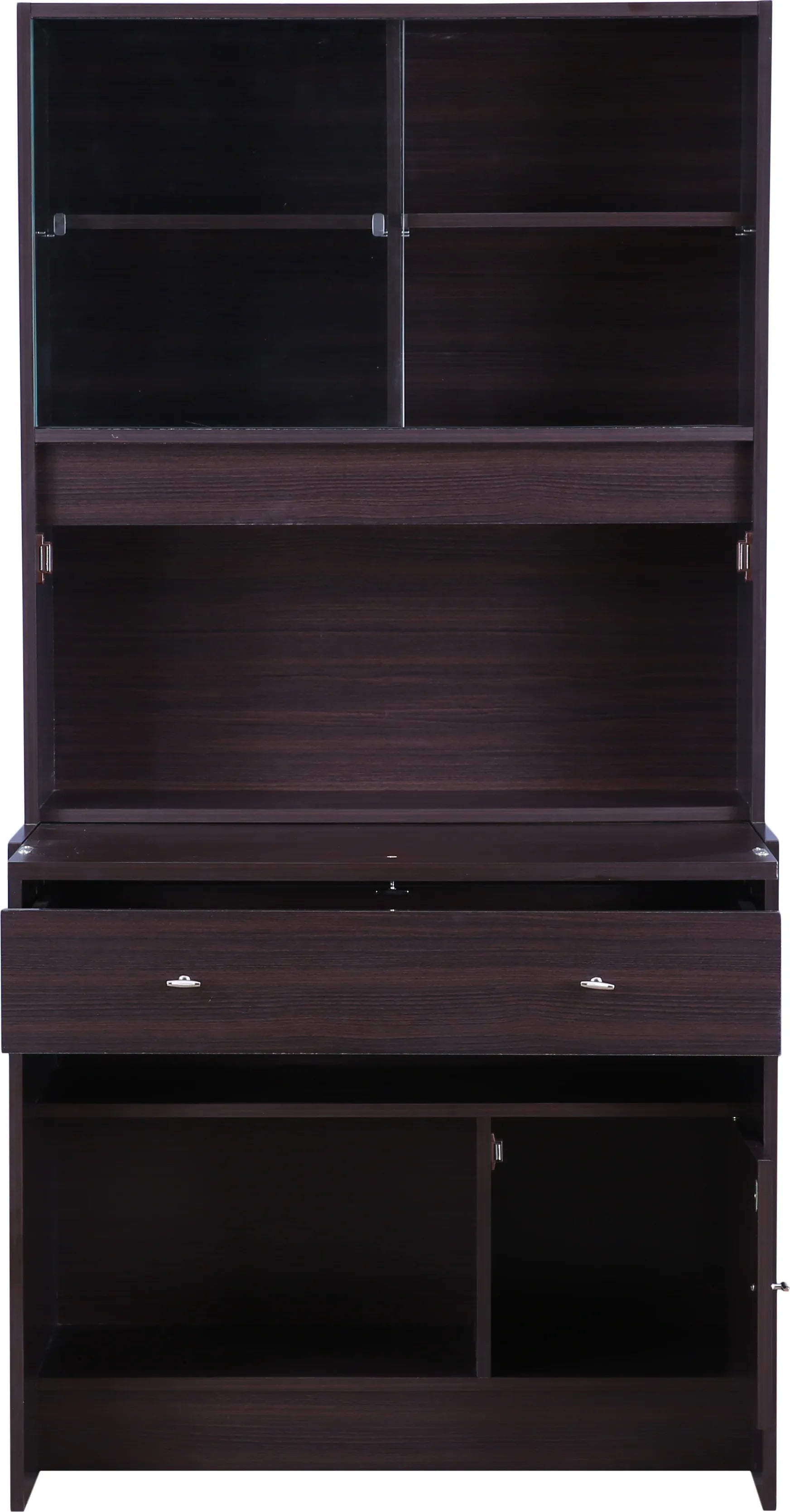 Rhombus Study Table Study Table in Wenge Colour - HomeTown