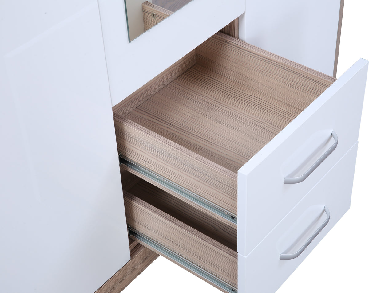 Ambra Three door Wardrobe in Oak Colour