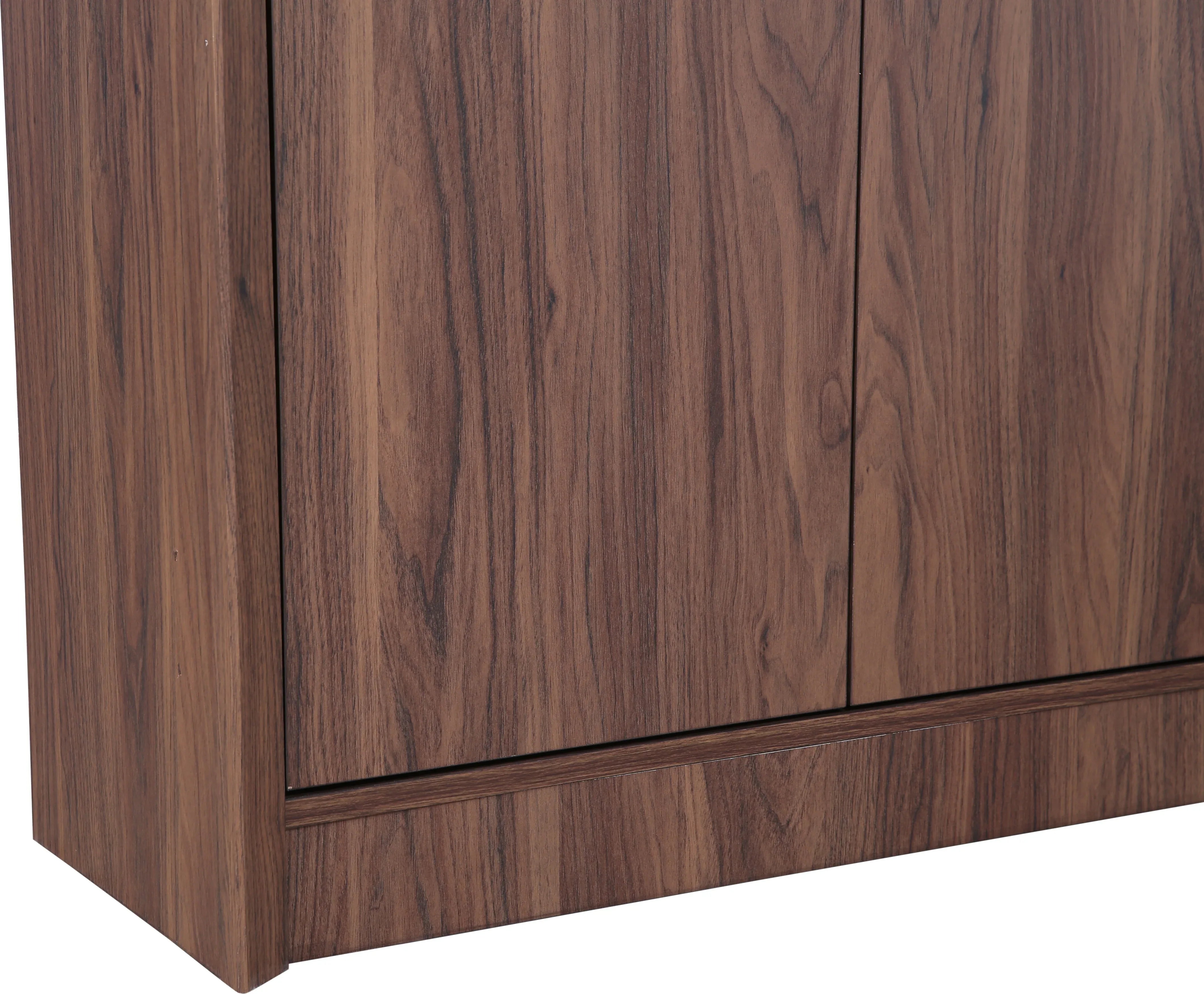 Stark Engineered Wood Open Book Case in Walnut Colour - HomeTown