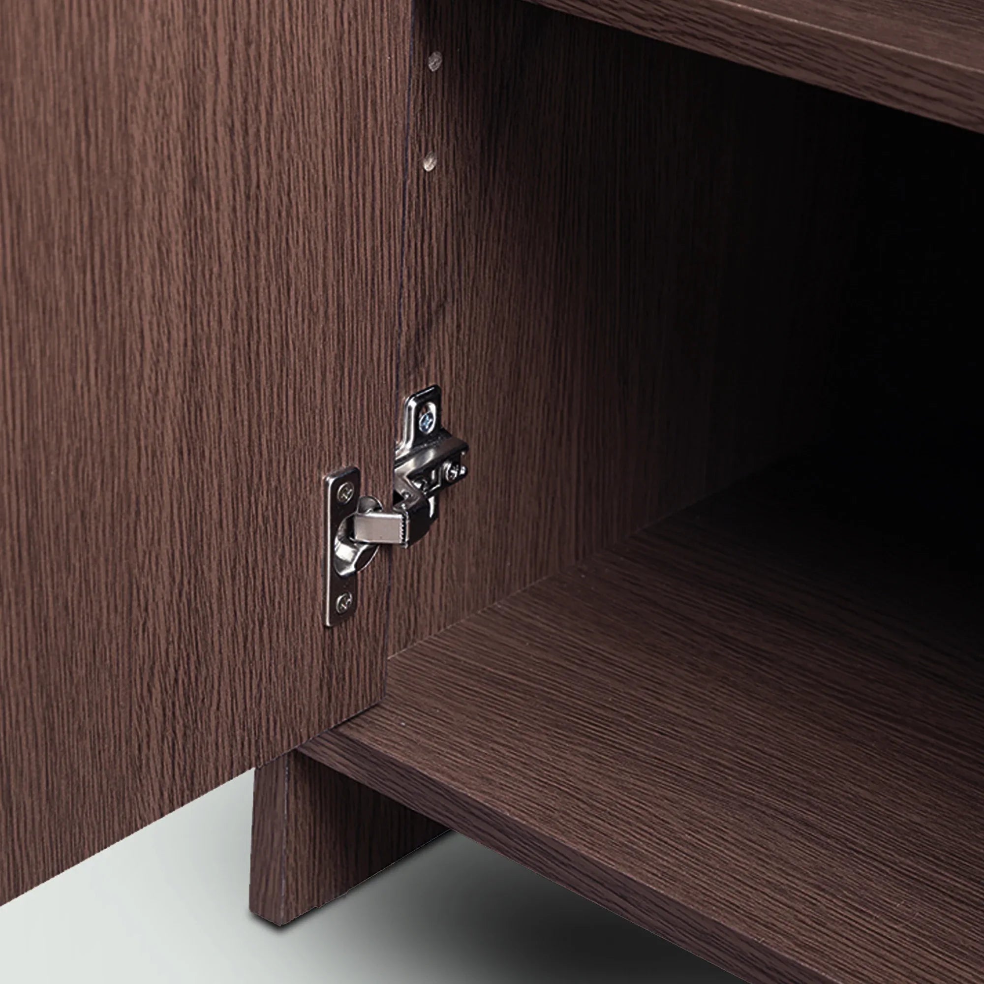 Albert Engineered Wood 3 Door Cabinet in Oak Colour - HomeTown