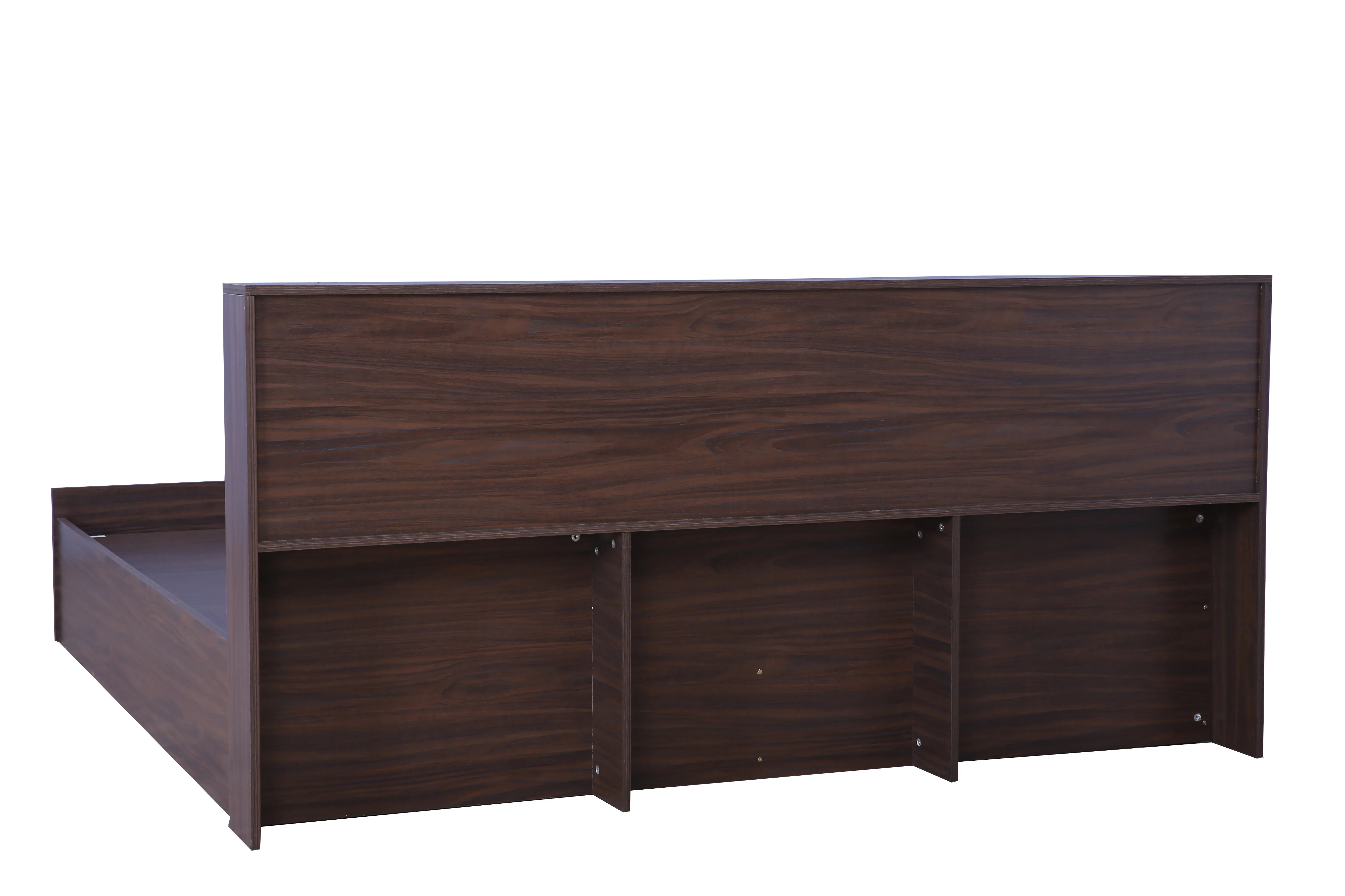 Bolton King Bed with Hydraulic storage in Walnut Colour - HomeTown