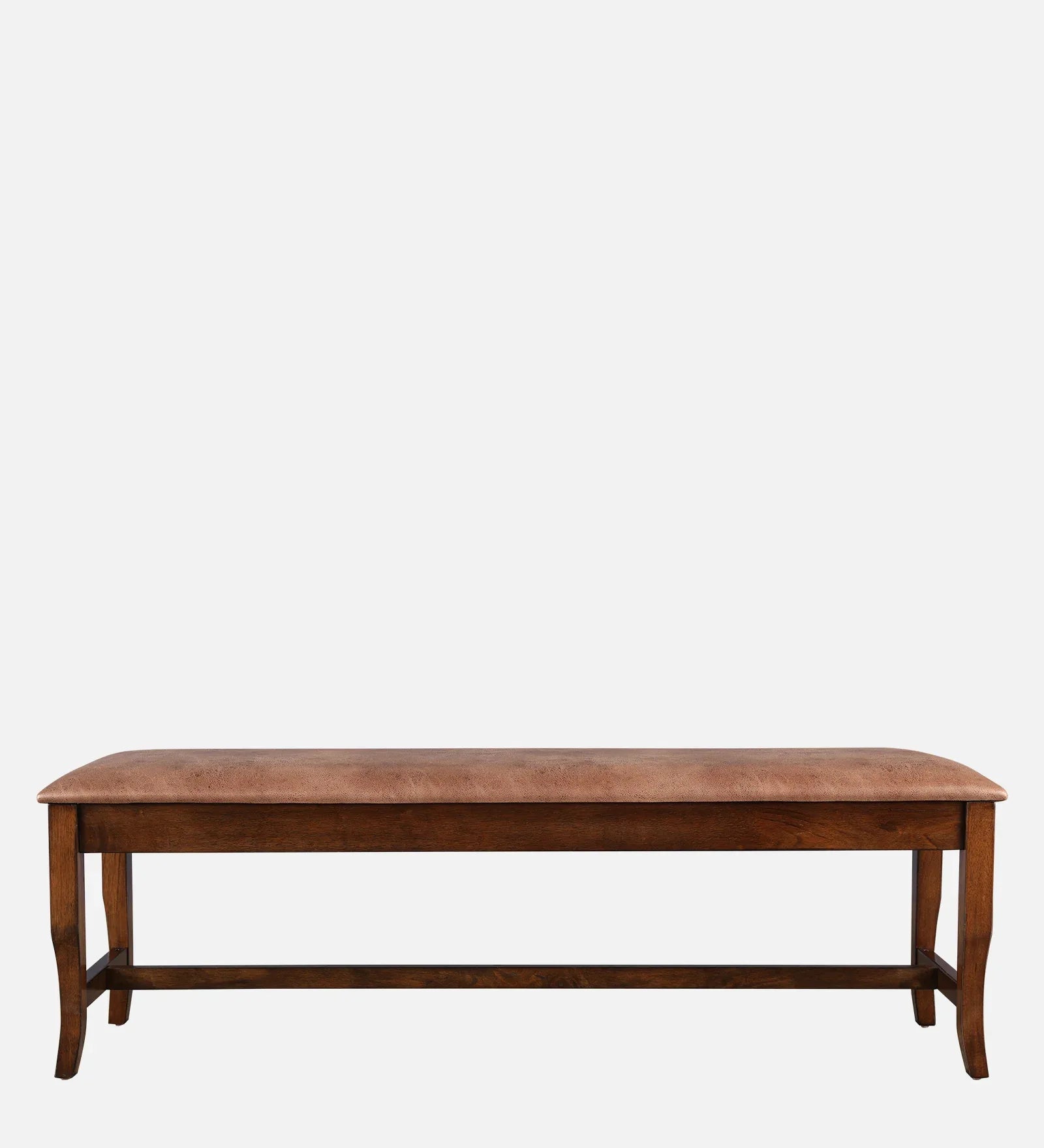 Nexus Marble Finish Six Seater Dining Set With Bench in Antique Cherry Colour - HomeTown