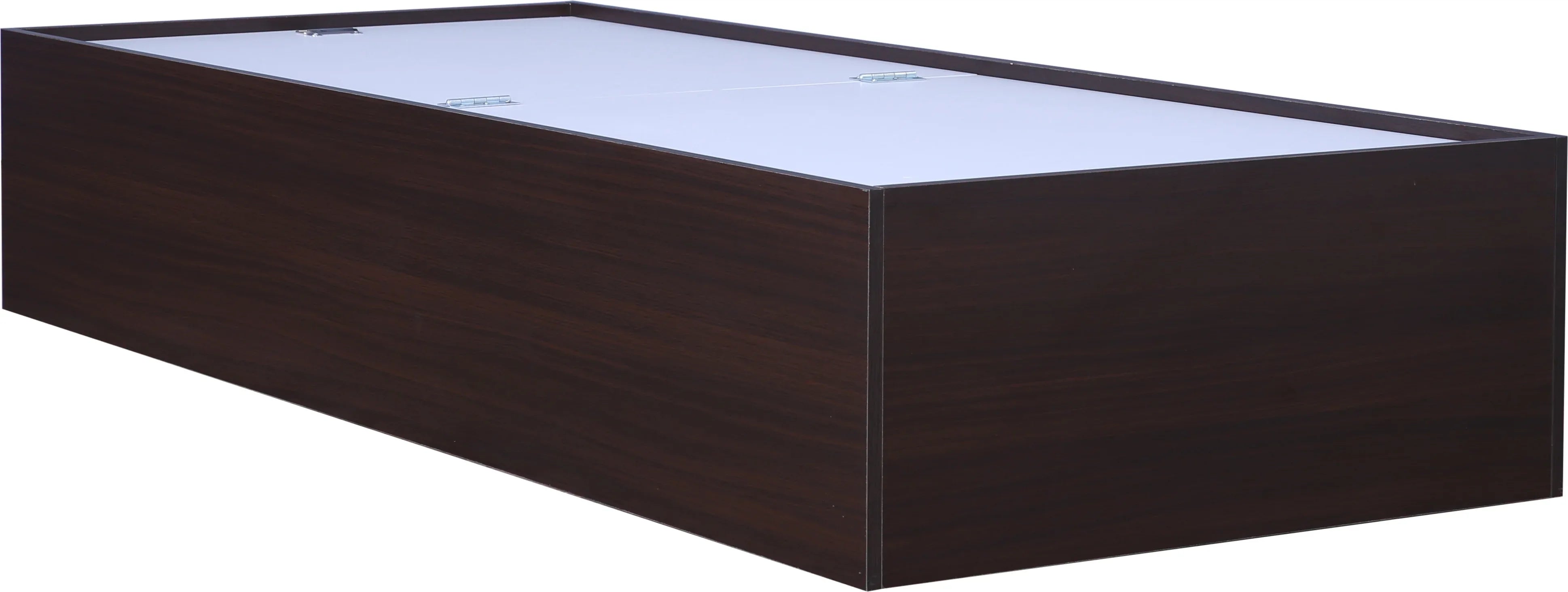 Ria Single bed with Box storage in Walnut Colour - HomeTown