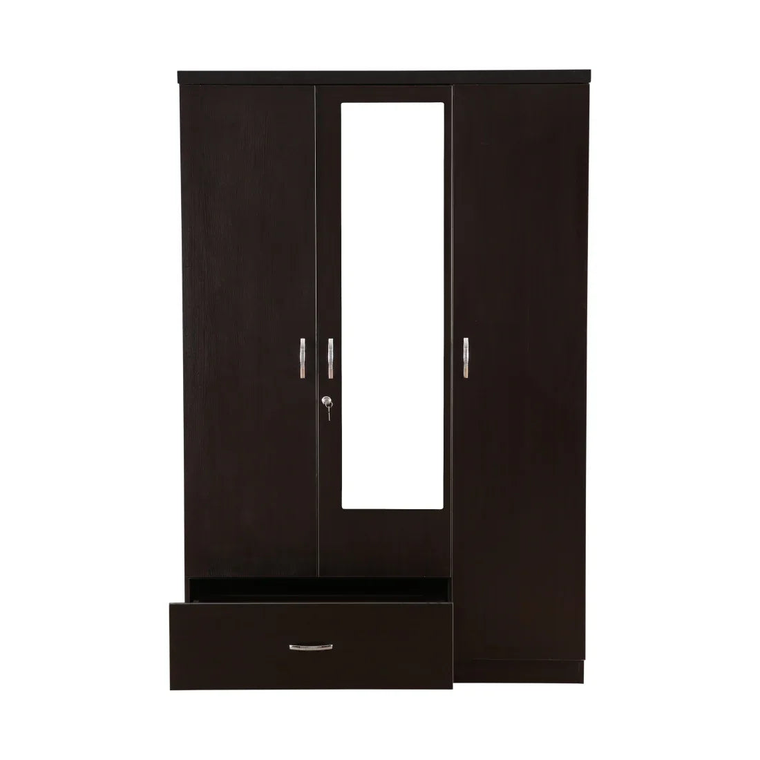 Utsav Three Door Wardrobe with Mirror - HomeTown