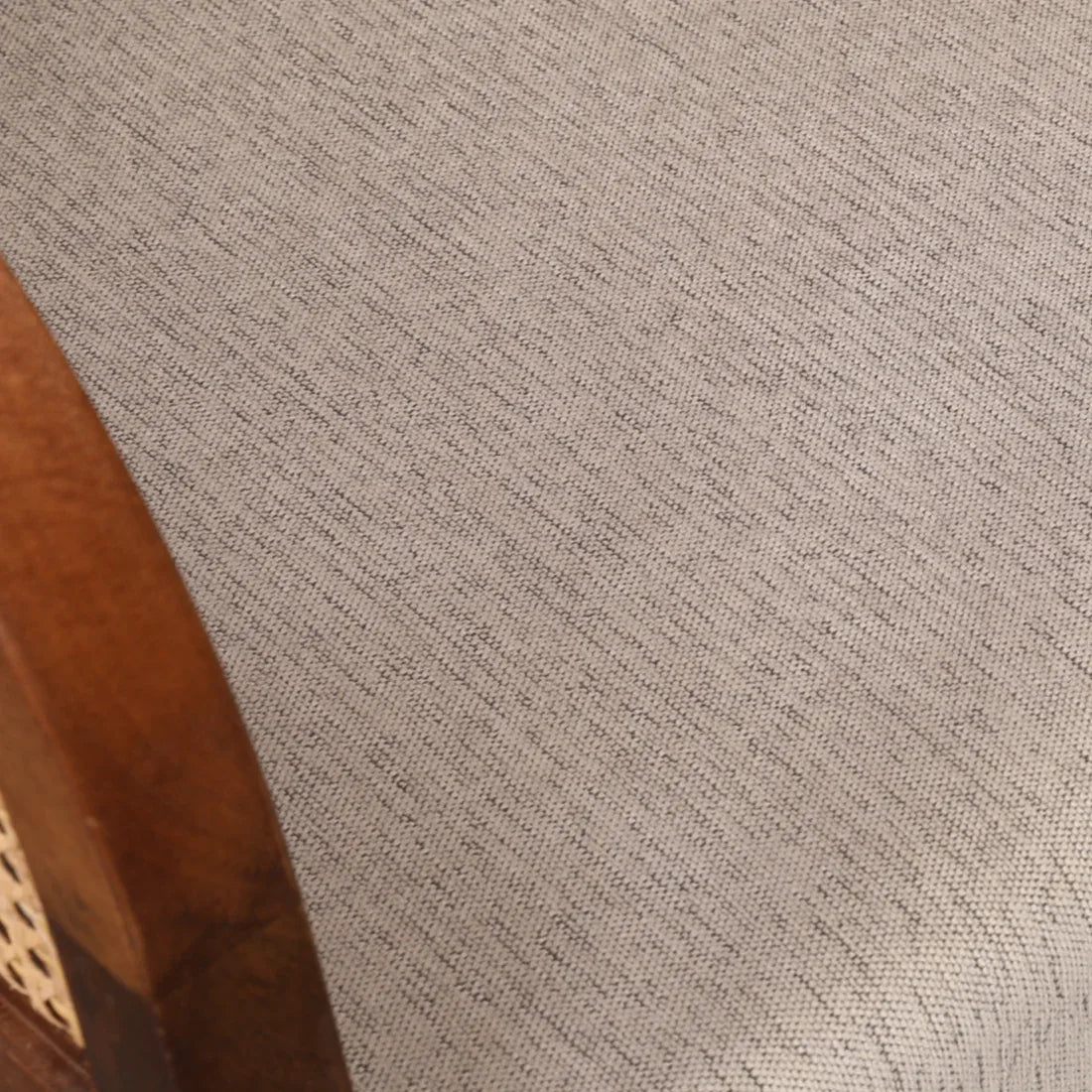 Siam Solidwood Single Seater Sofa in Beige Colour - HomeTown