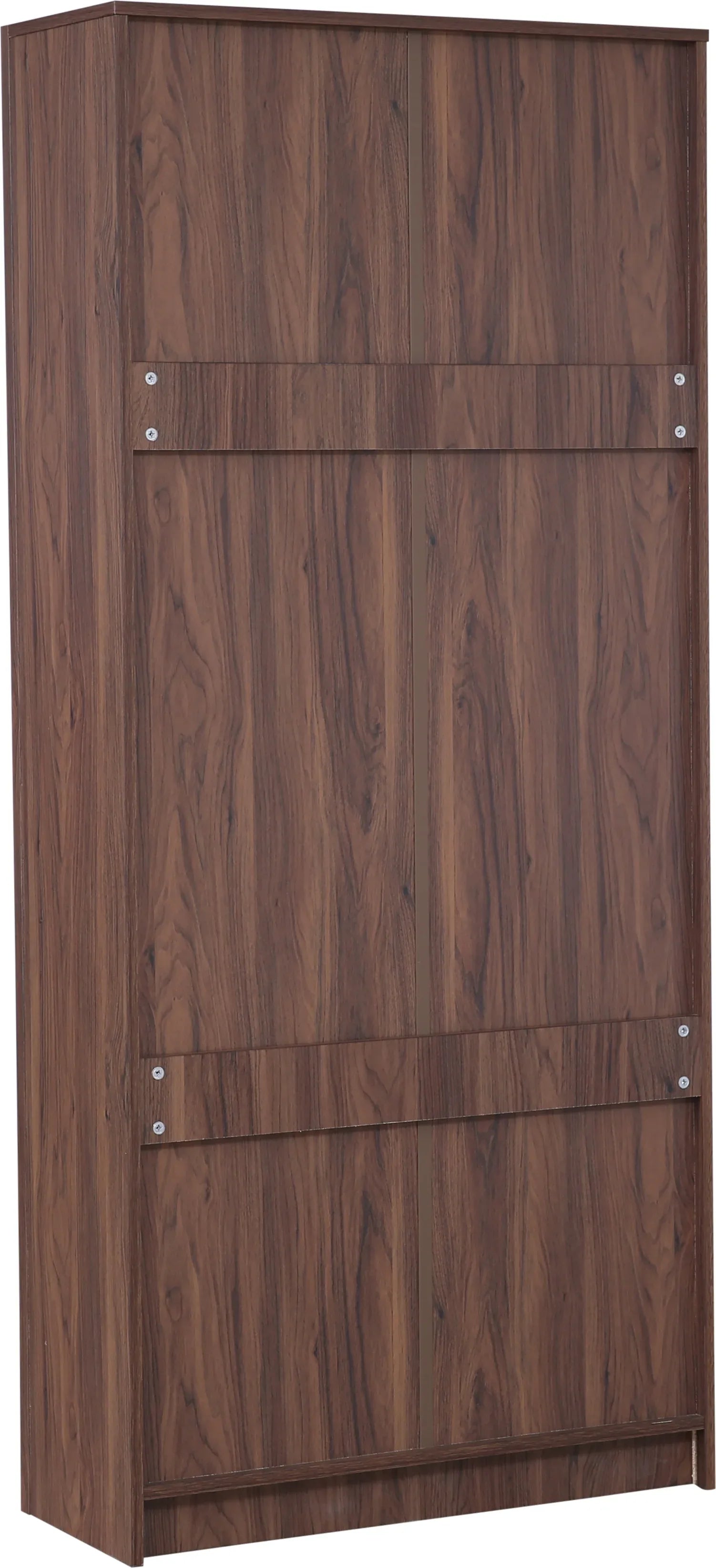 Stark Engineered Wood Open Book Case in Walnut Colour - HomeTown