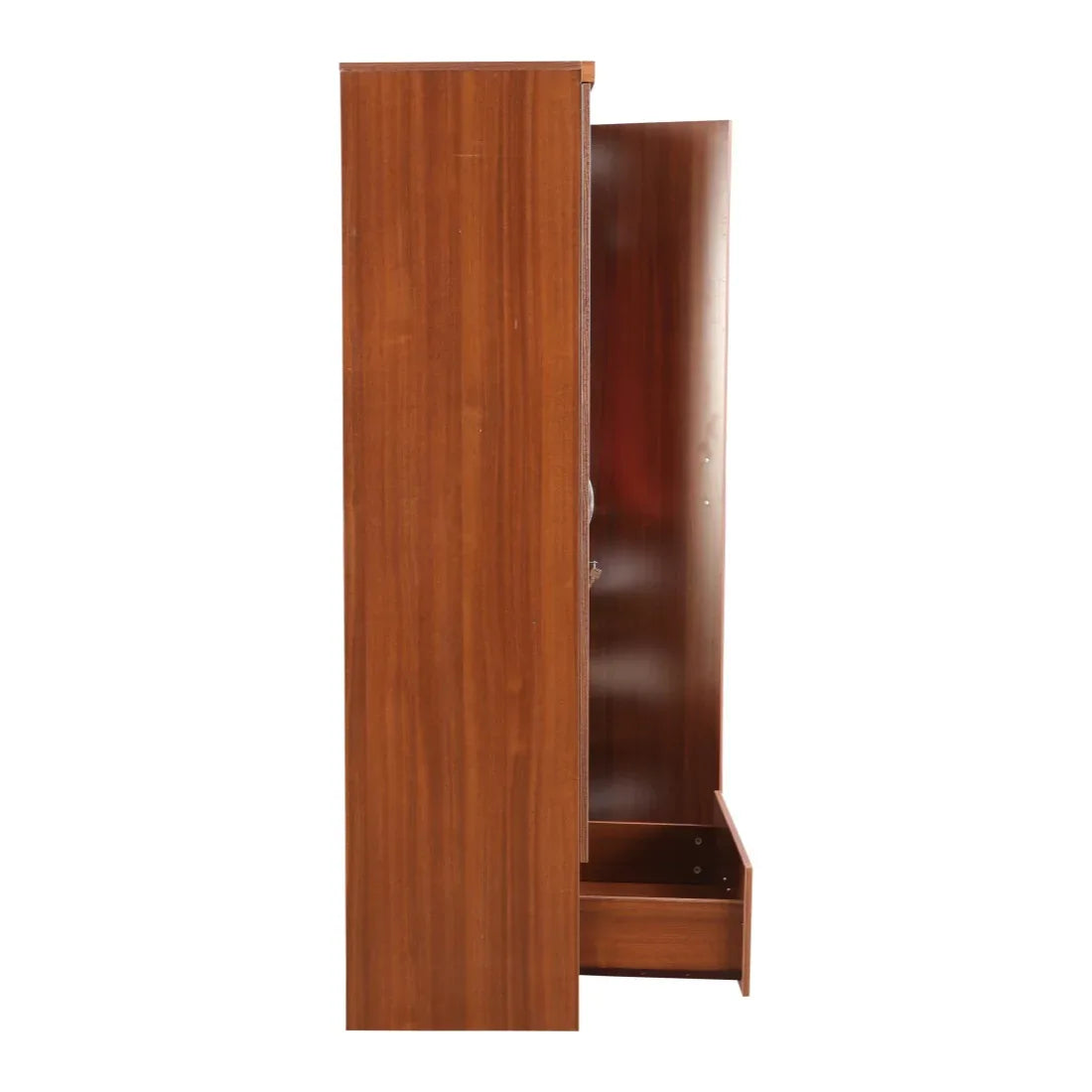 Ultima 3 door wardrobe in Walnut Finish - HomeTown