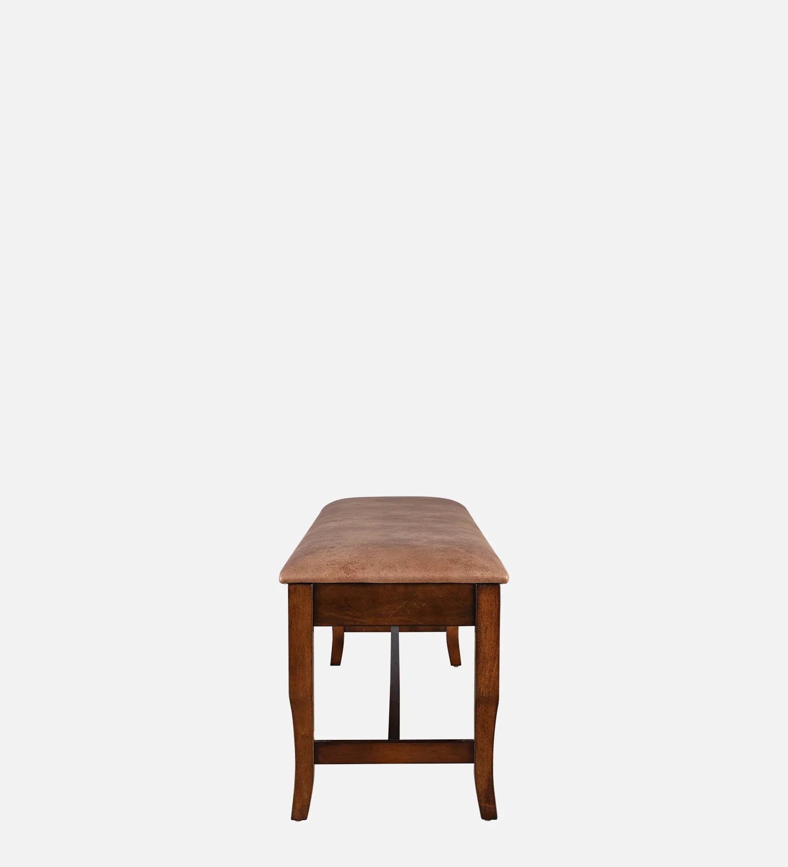 Nexus Marble Finish Six Seater Dining Set With Bench in Antique Cherry Colour - HomeTown