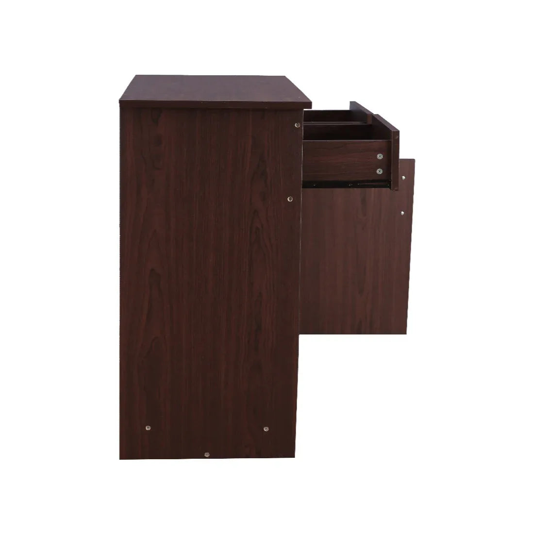 Albert Engineered Wood 2 Door Cabinet in Cherry Brown Colour - HomeTown
