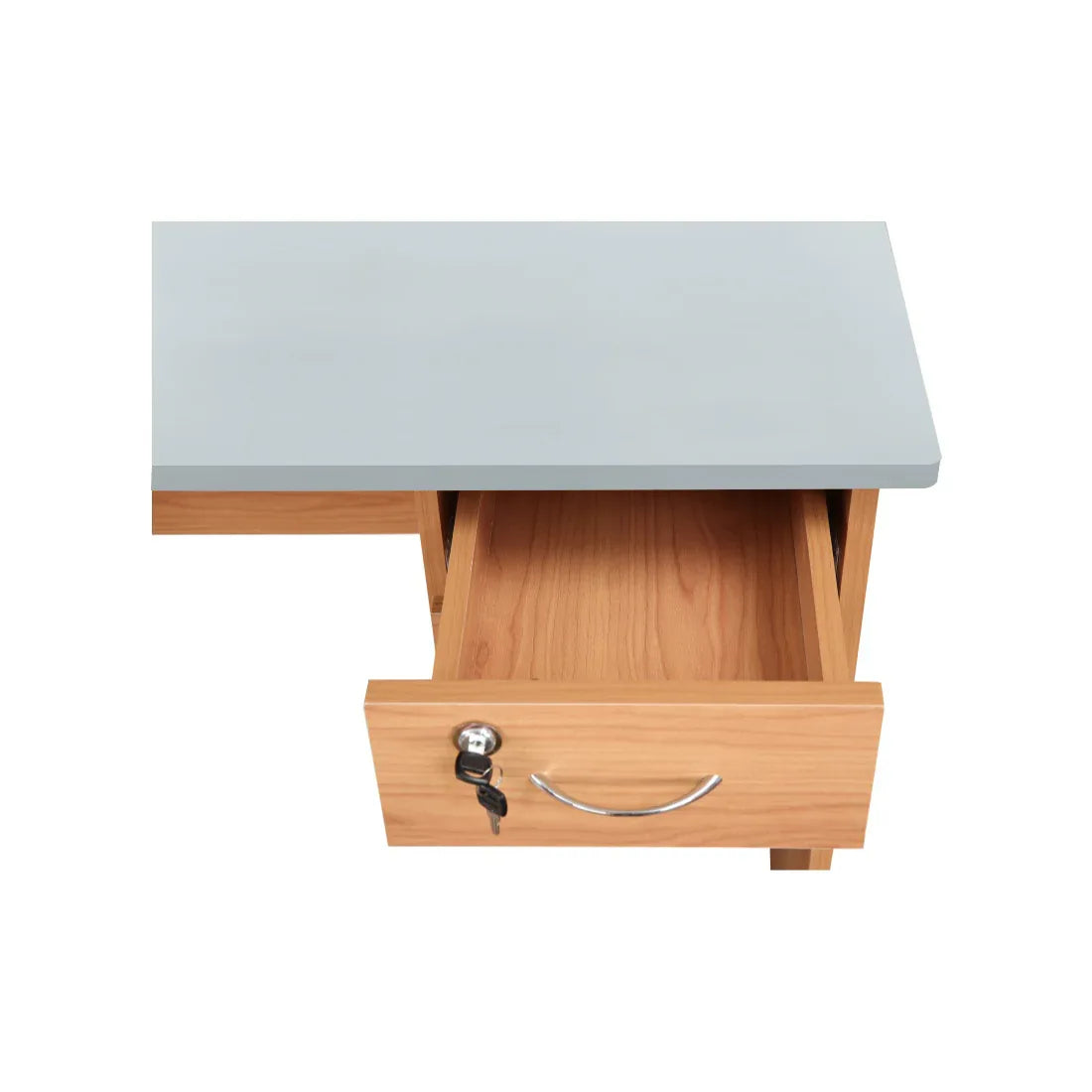 Simply Study Table in Honey + White Colour - HomeTown