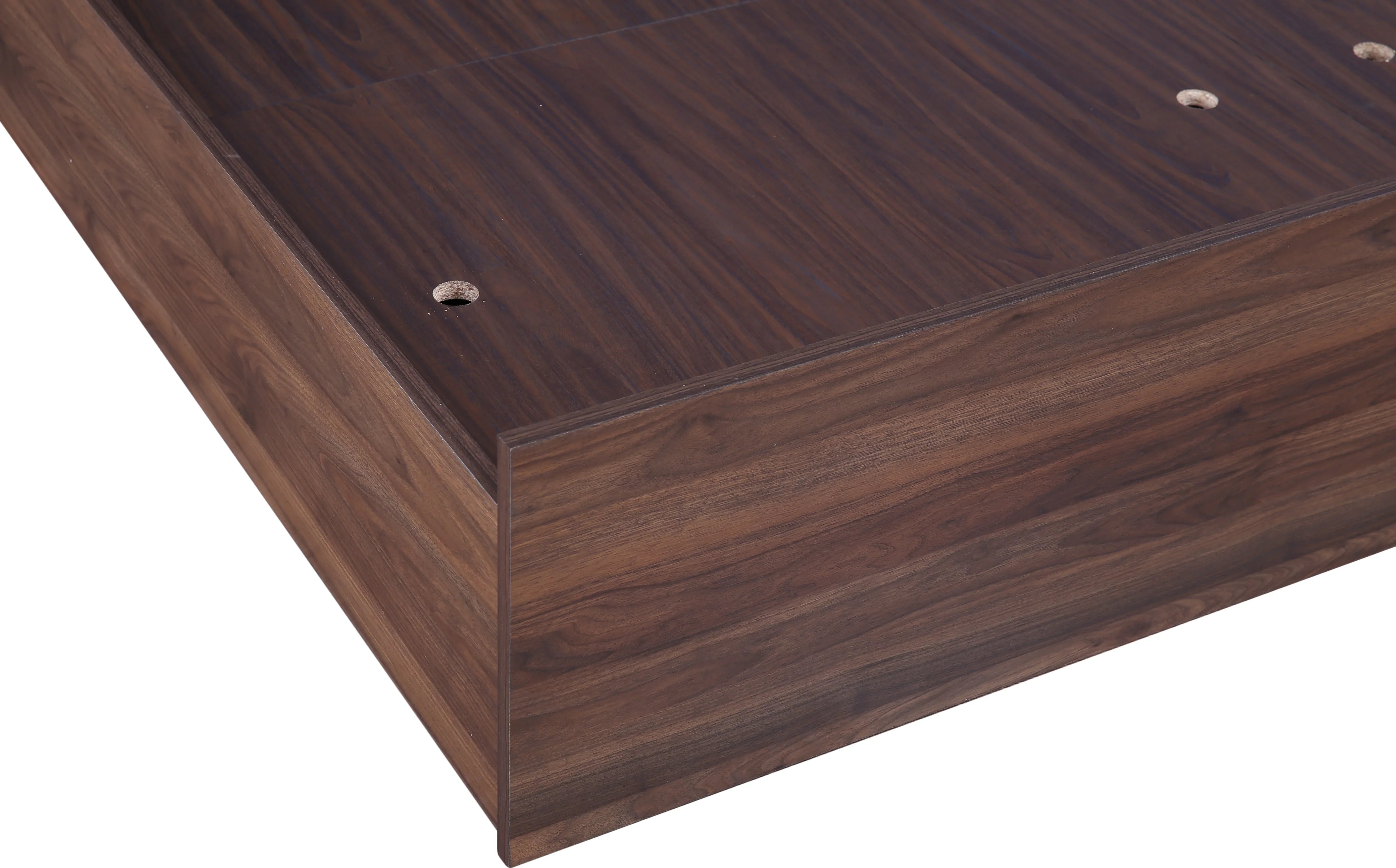 Alyssa Queen bed with Box storage in Wenge Colour - HomeTown