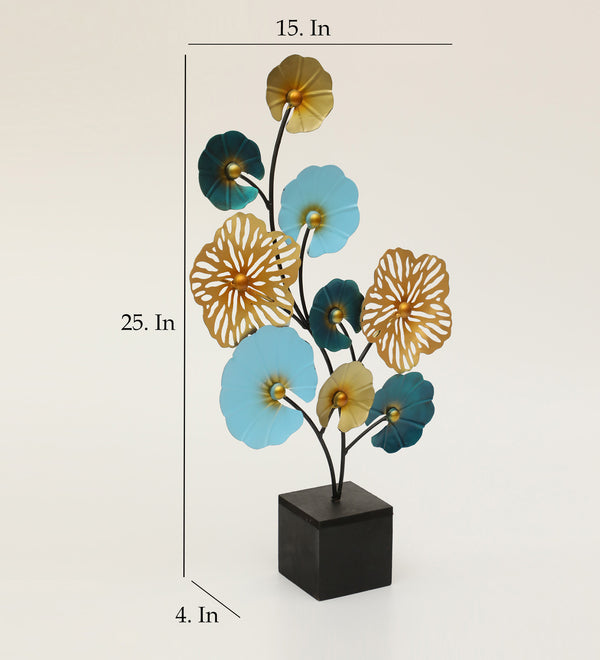 Vedas F Opal Flower Table Decor dimensions