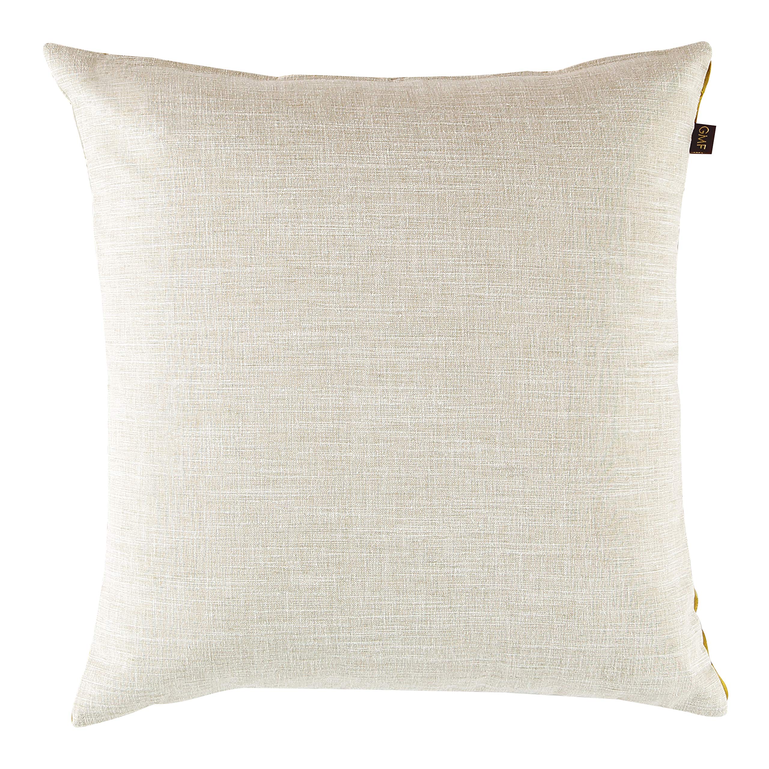 GM Green Floral Velvet Durable Patchwork Square Cushion Cover -16x16In