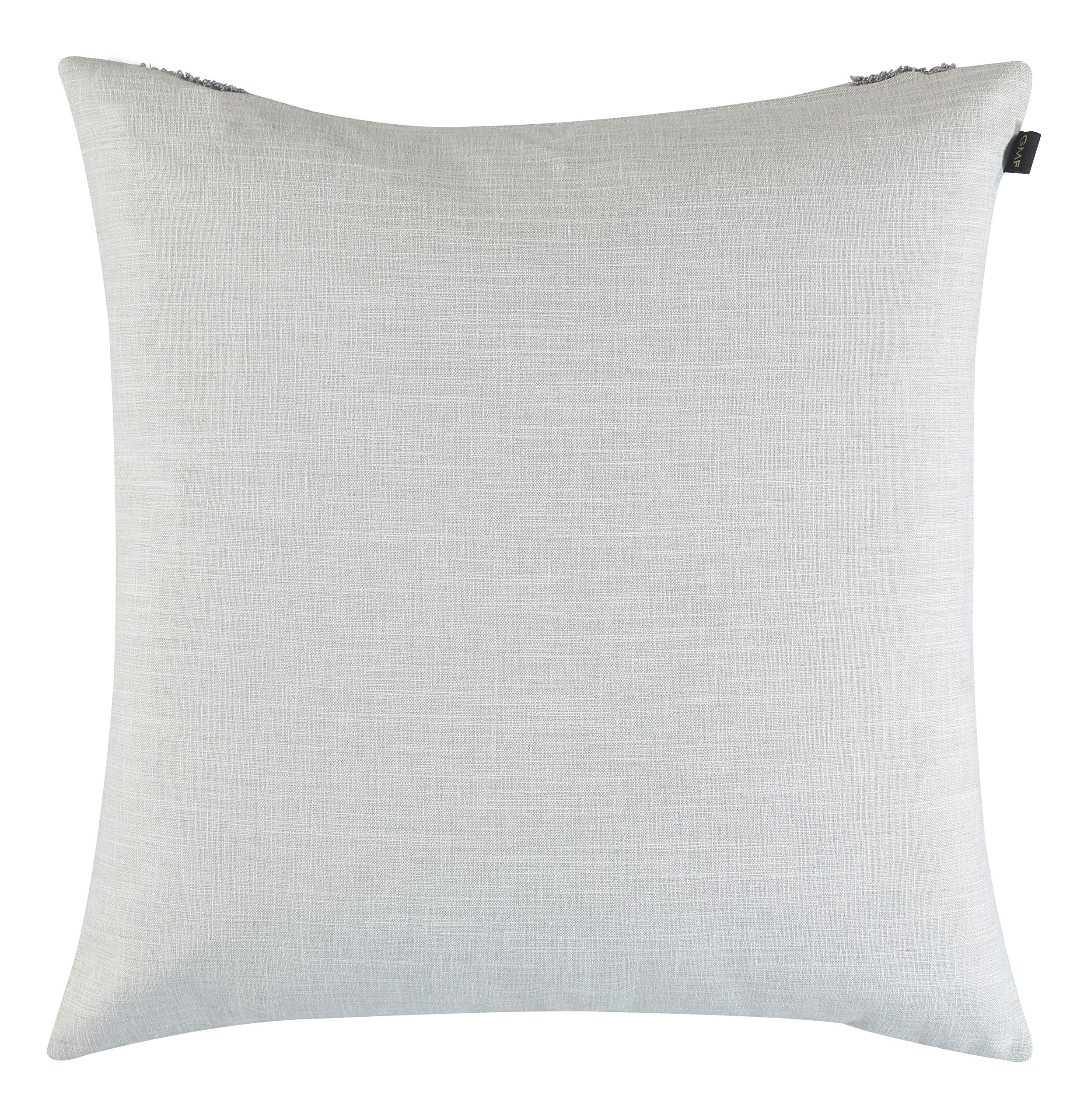 GM Grey Set of 2 Floral Square Cushion Covers