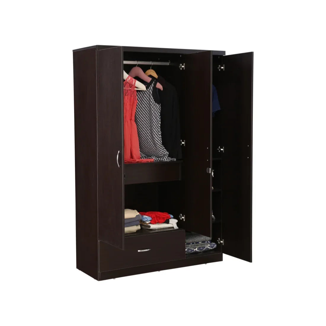 Utsav Three Door Wardrobe with Mirror - HomeTown