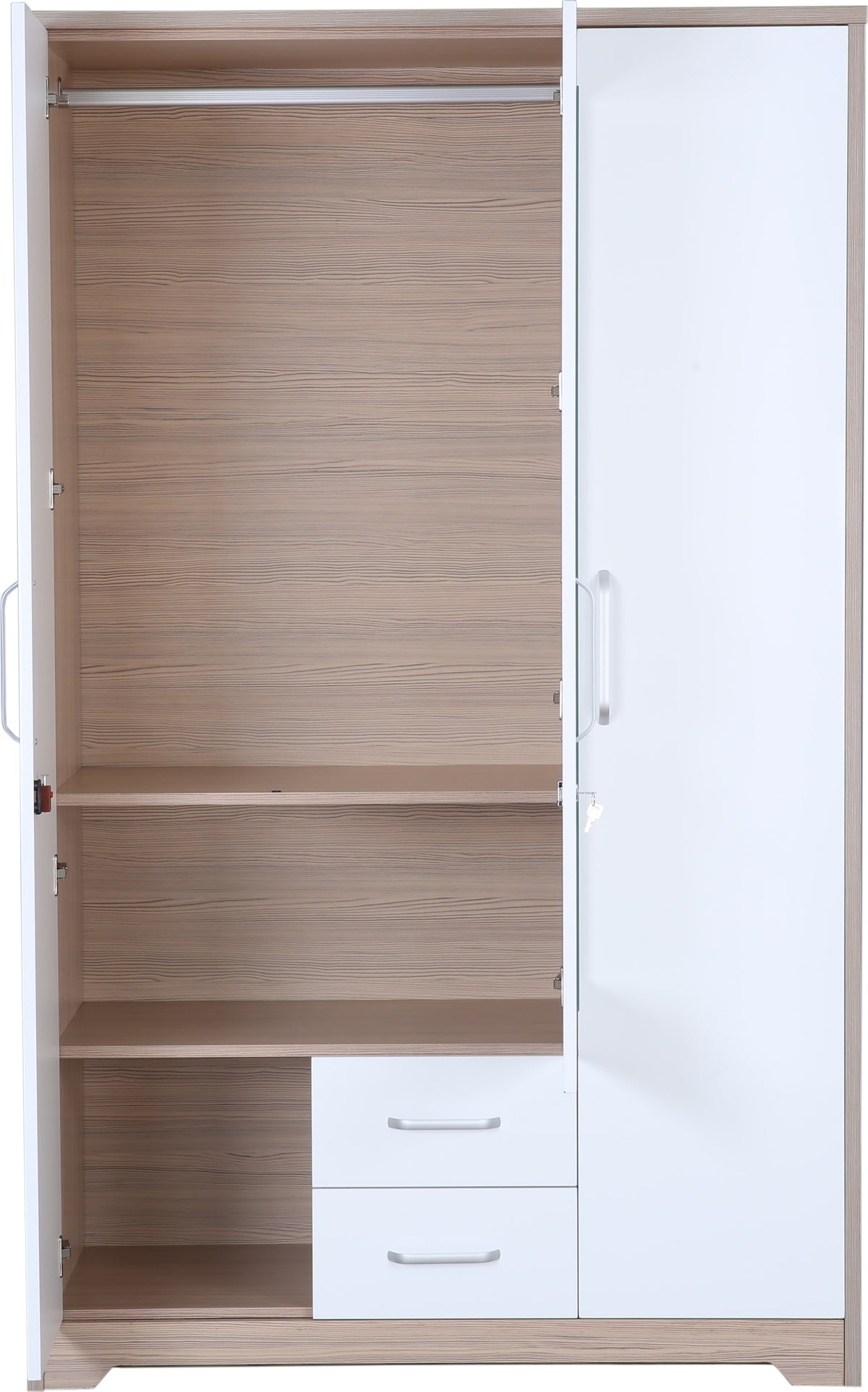 Ambra Three door Wardrobe in Oak Colour