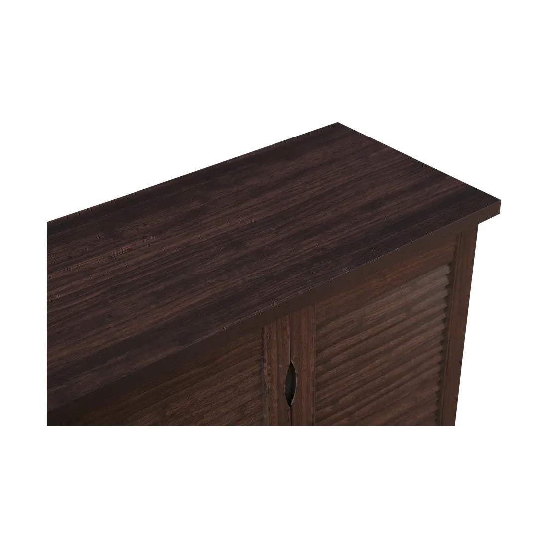 Riveria Engineered Wood Shoe Rack in Wenge Colour - HomeTown