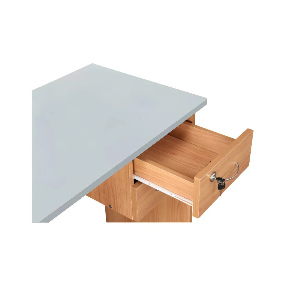 Simply Study Table in Honey + White Colour - HomeTown