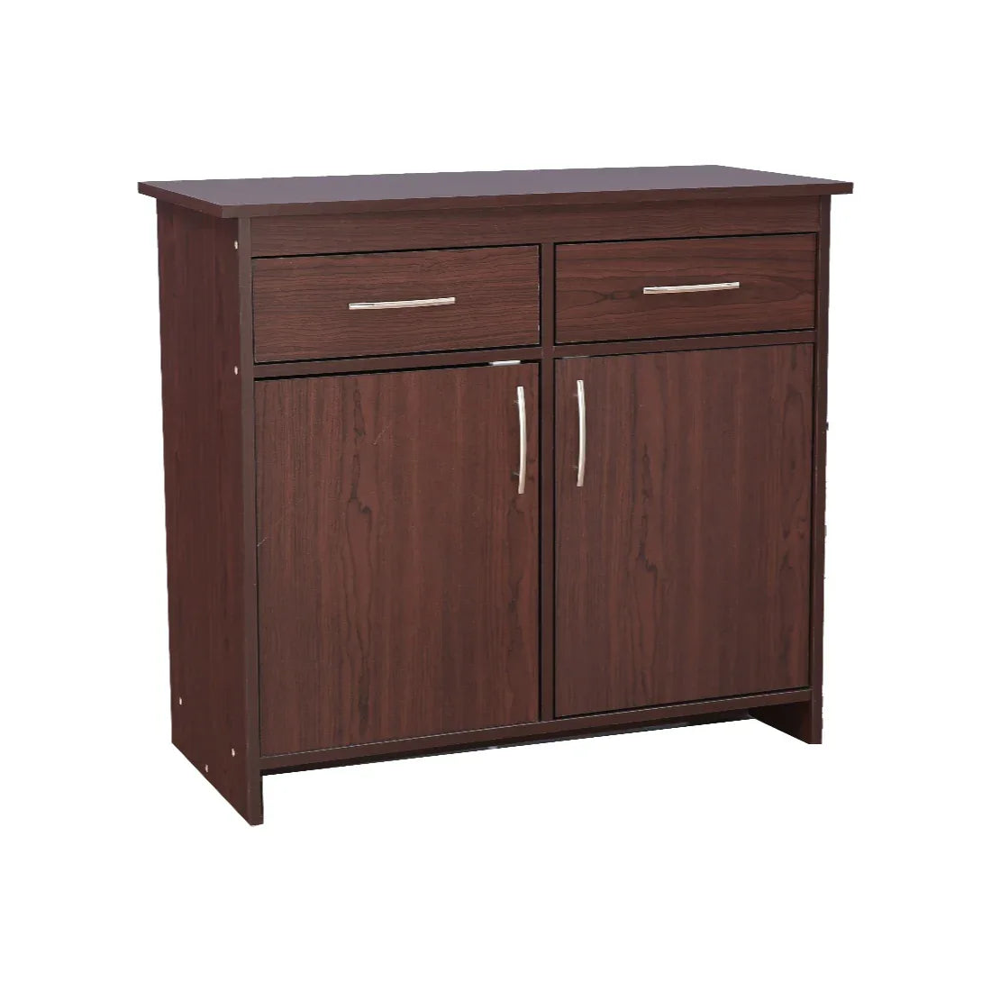 Albert Engineered Wood 2 Door Cabinet in Cherry Brown Colour - HomeTown