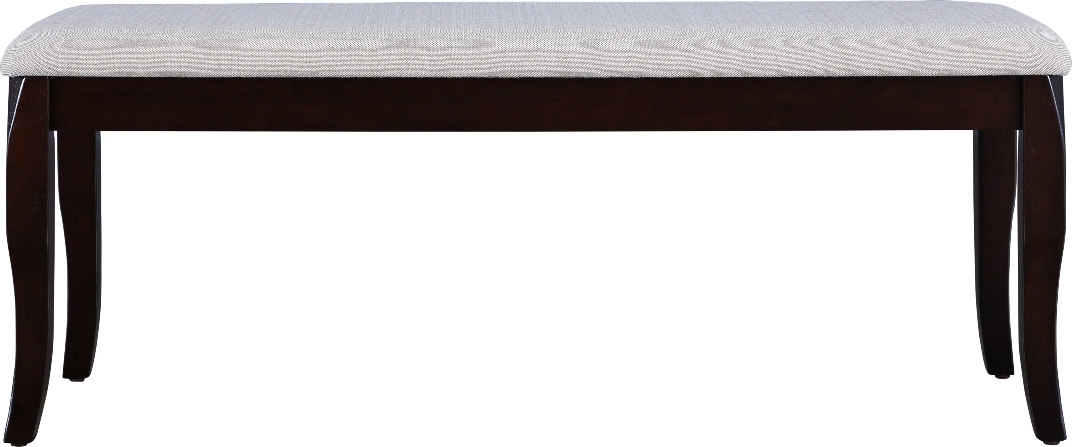 Cardiff Solidwood 6 Seater Dining Set with Bench in Expresso Colour - HomeTown