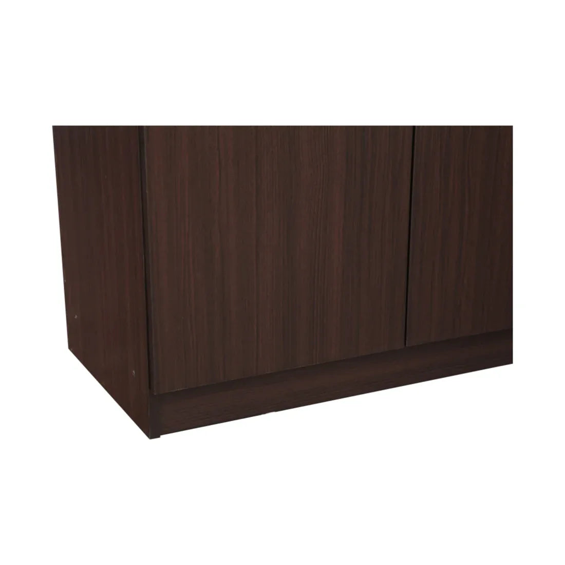 Willy Engineered Wood 3 door wardrobe in Walnut Finish - HomeTown