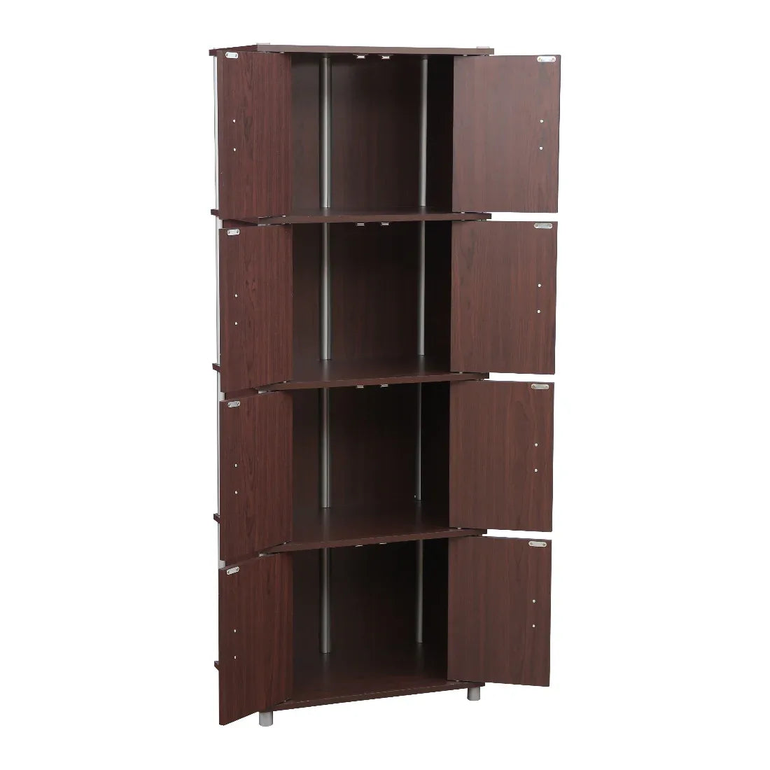 Jacob Engineered Wood Multipurpose Cabinet in Cherry Brown Colour - HomeTown