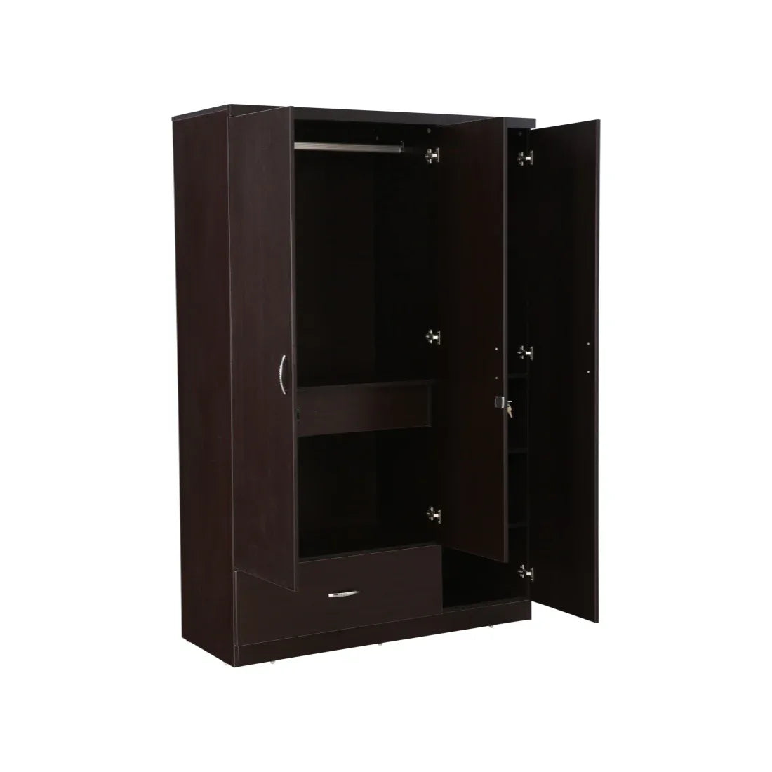 Utsav Three Door Wardrobe with Mirror - HomeTown