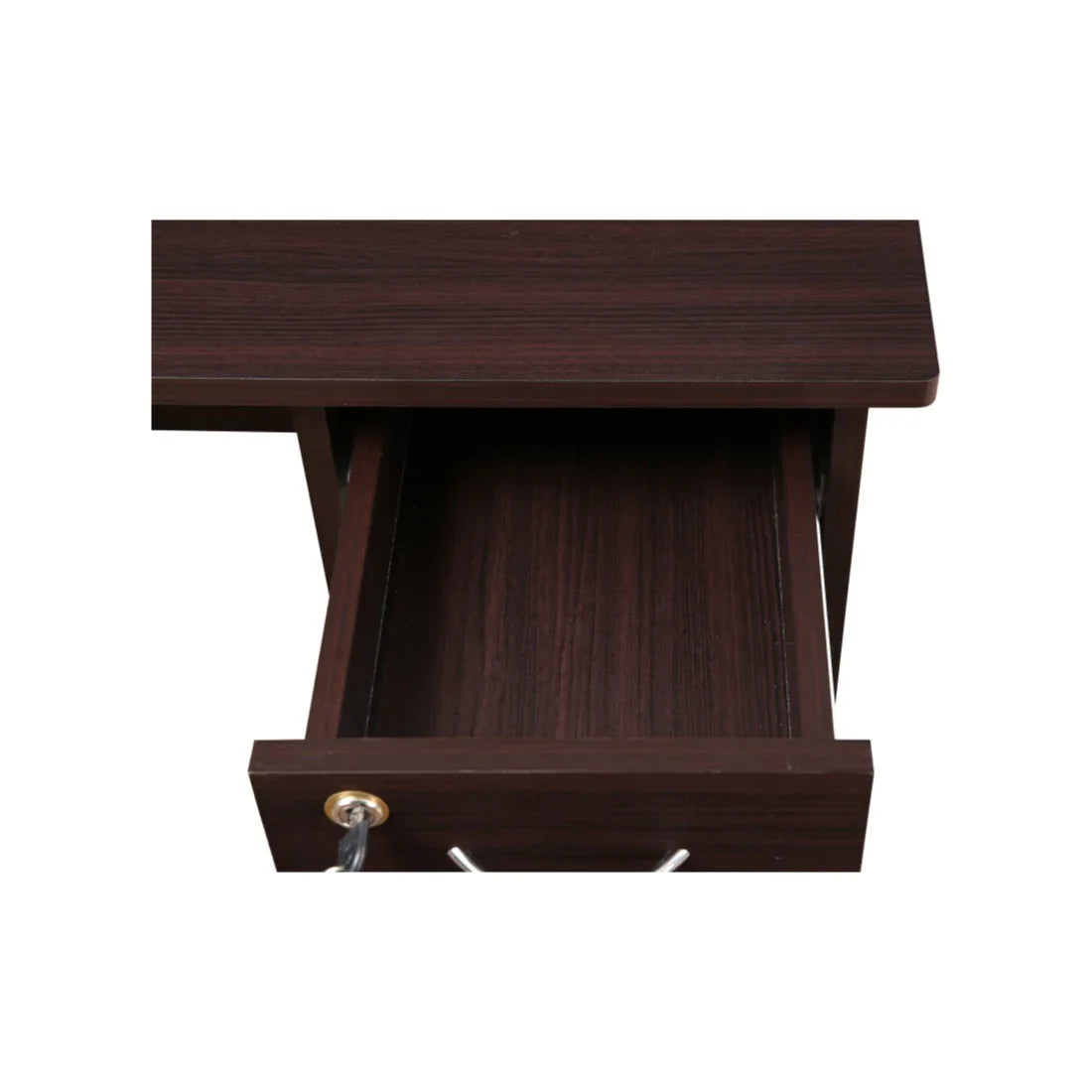 Simply Engineered Wood Study Table with 3 Drawer in Walnut Colour - HomeTown