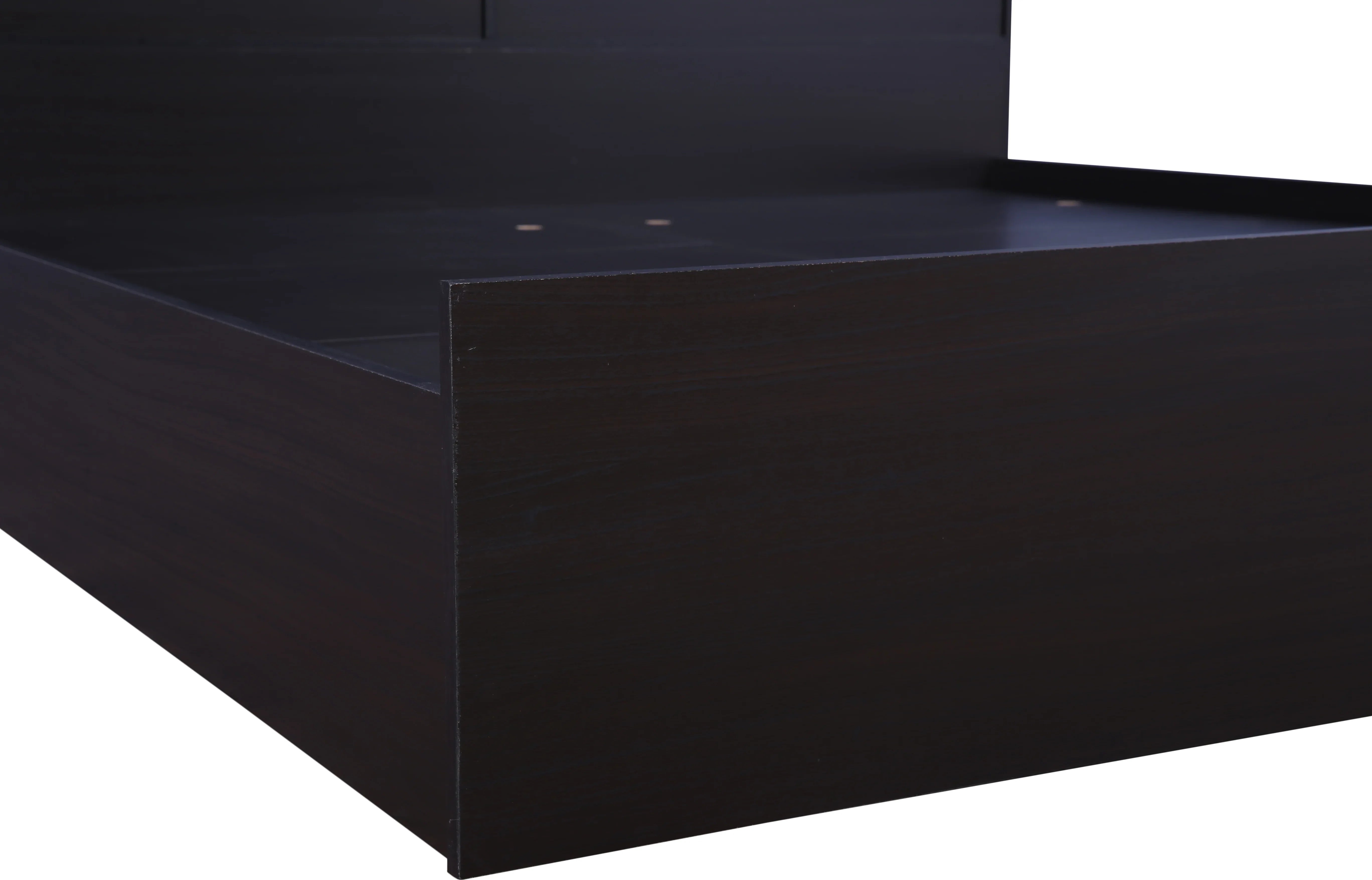 Alex King bed with Box storage in Dark Walnut Colour - HomeTown