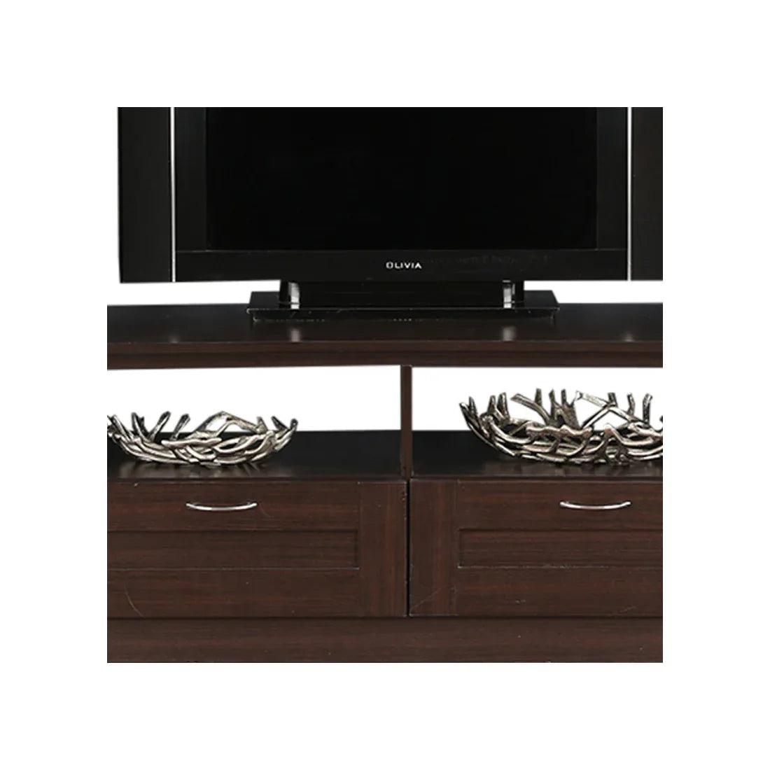 Missouri Engineered Wood Wall Unit in Dark Walnut Colour - HomeTown